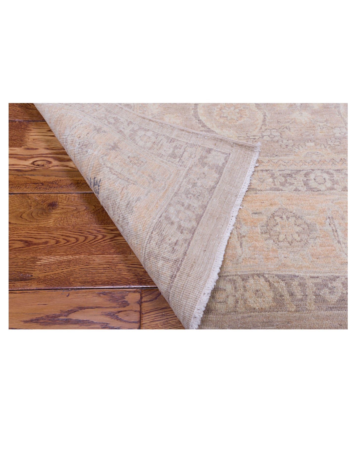 Lailora Brown Gold 8x10 Hand Knotted Rug