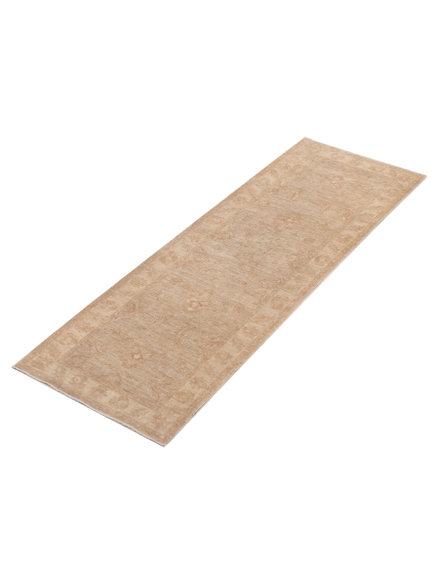 Sabira Blue Ivory 2.9x8.1 Hand Knotted Rug