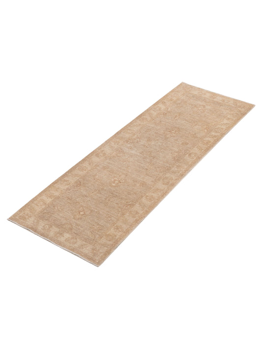 Sabira Blue Ivory 2.9x8.1 Hand Knotted Rug