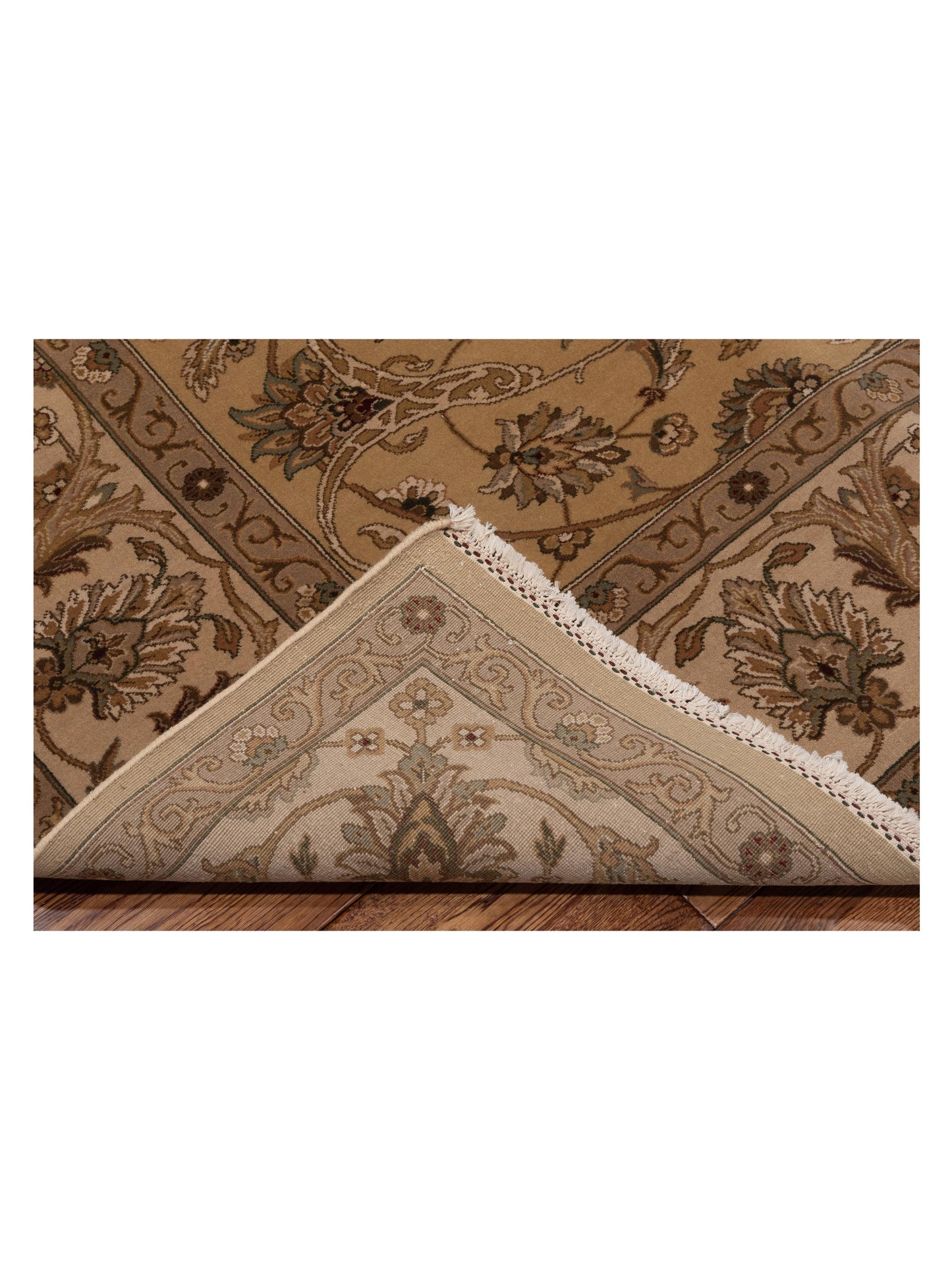 Imperen Gold Ivory 8.1x10 Hand Knotted Rug