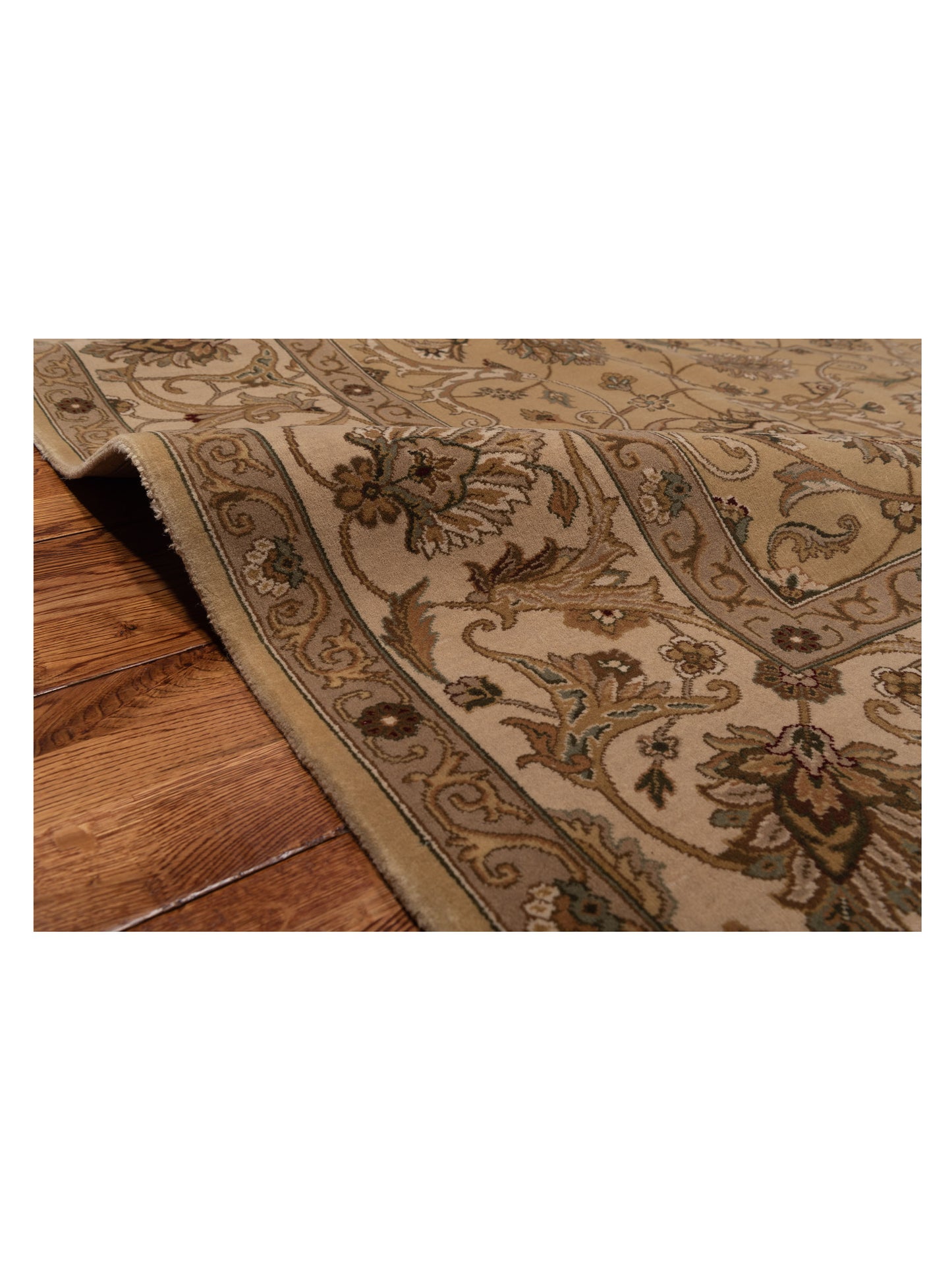 Imperen Gold Ivory 8.1x10 Hand Knotted Rug