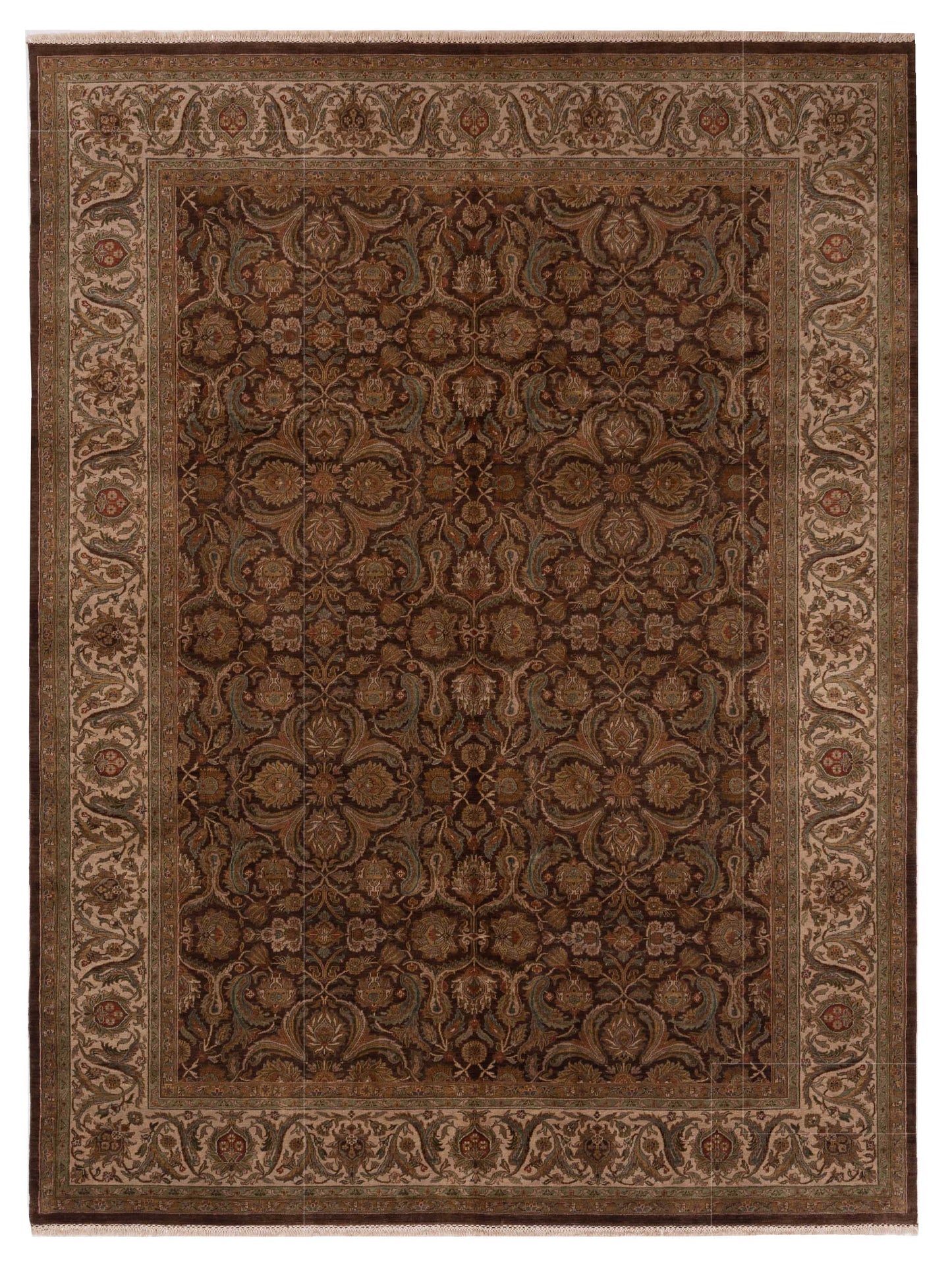 Rajpur Crown  Brown Ivory Transitional