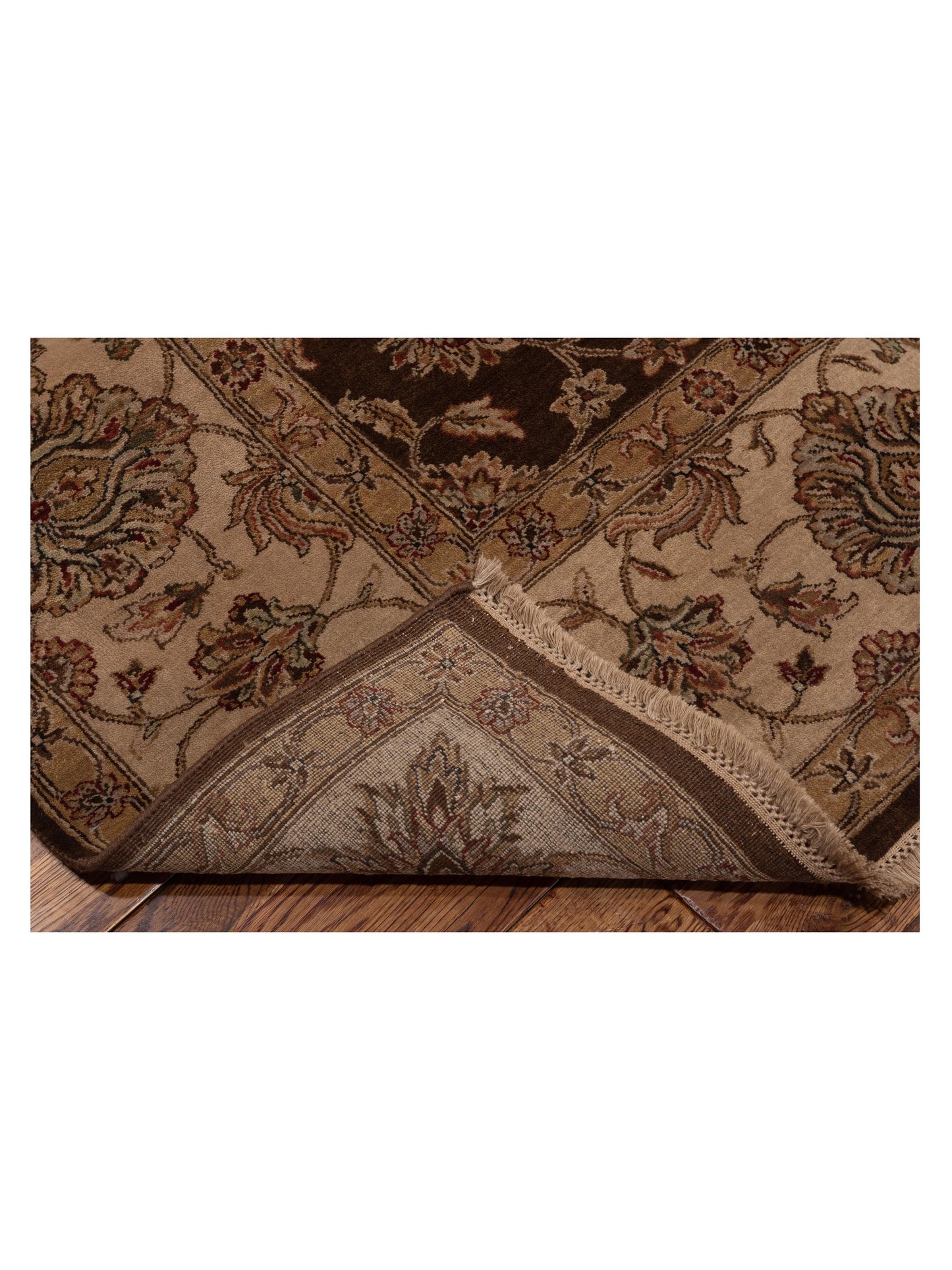 Corvella Brown Ivory 7.10x10 Hand Knotted Rug