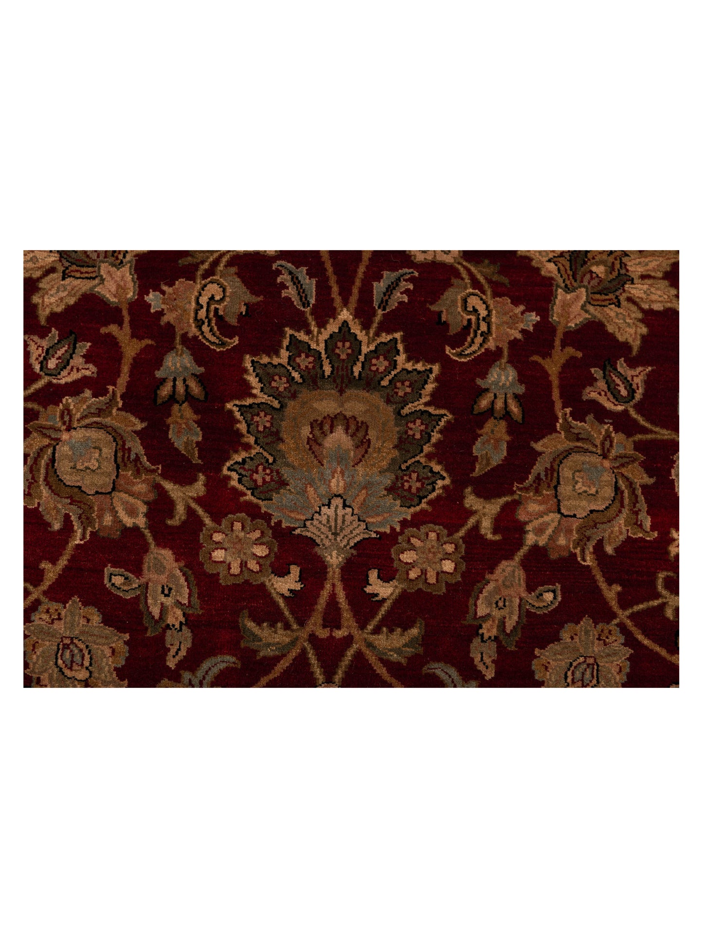 Corvella Red Black 9.1x12.6 Hand Knotted Rug