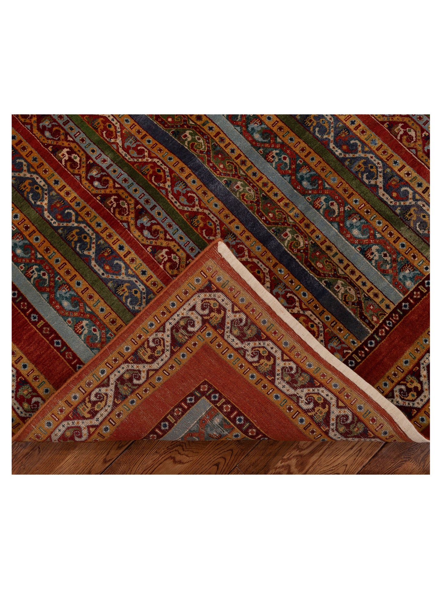 Shalanta Multi 5.6x7.8 Hand Knotted Rug