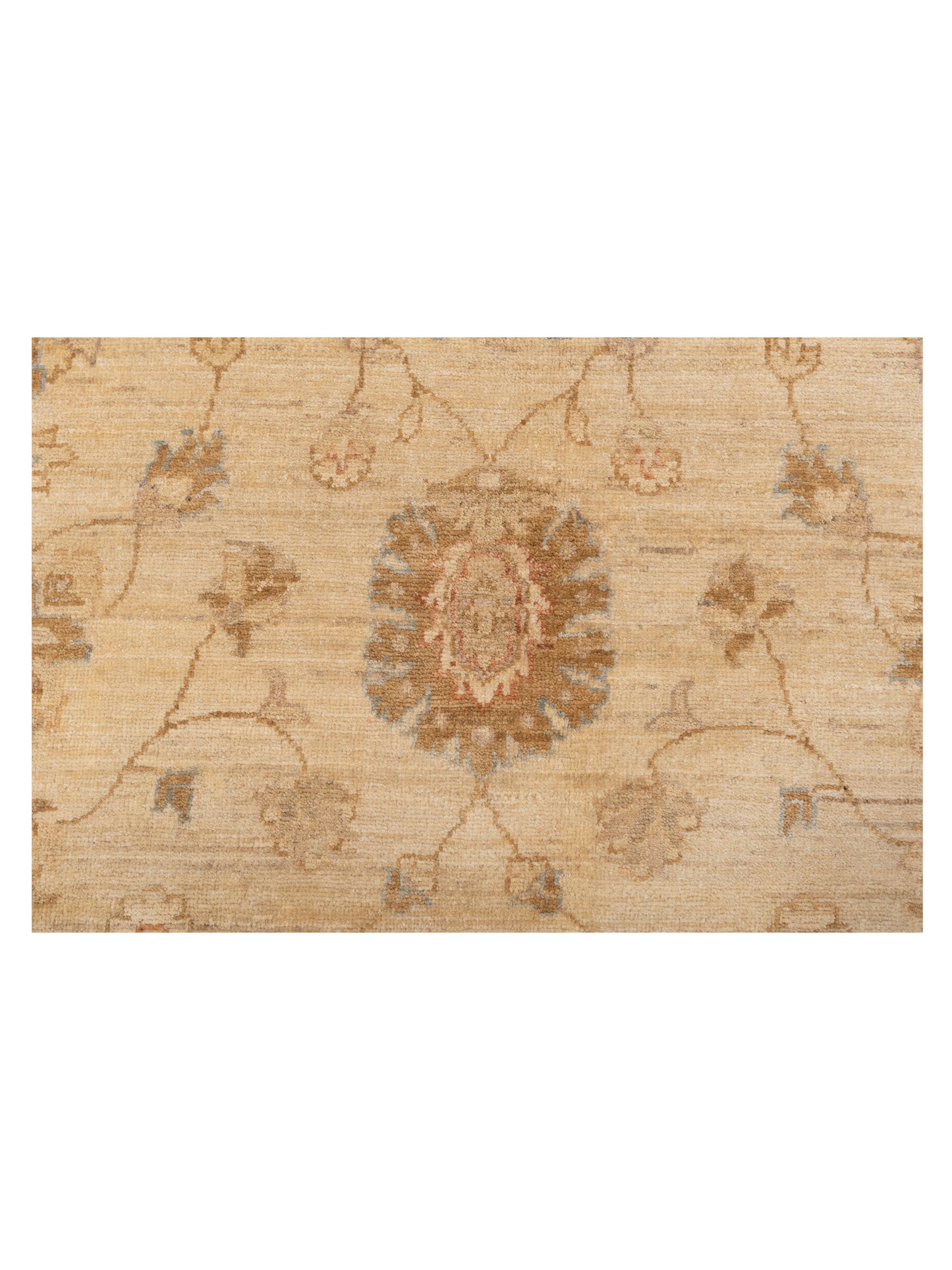 Sabira Ivory Ivory 8x10.5 Hand Knotted Rug