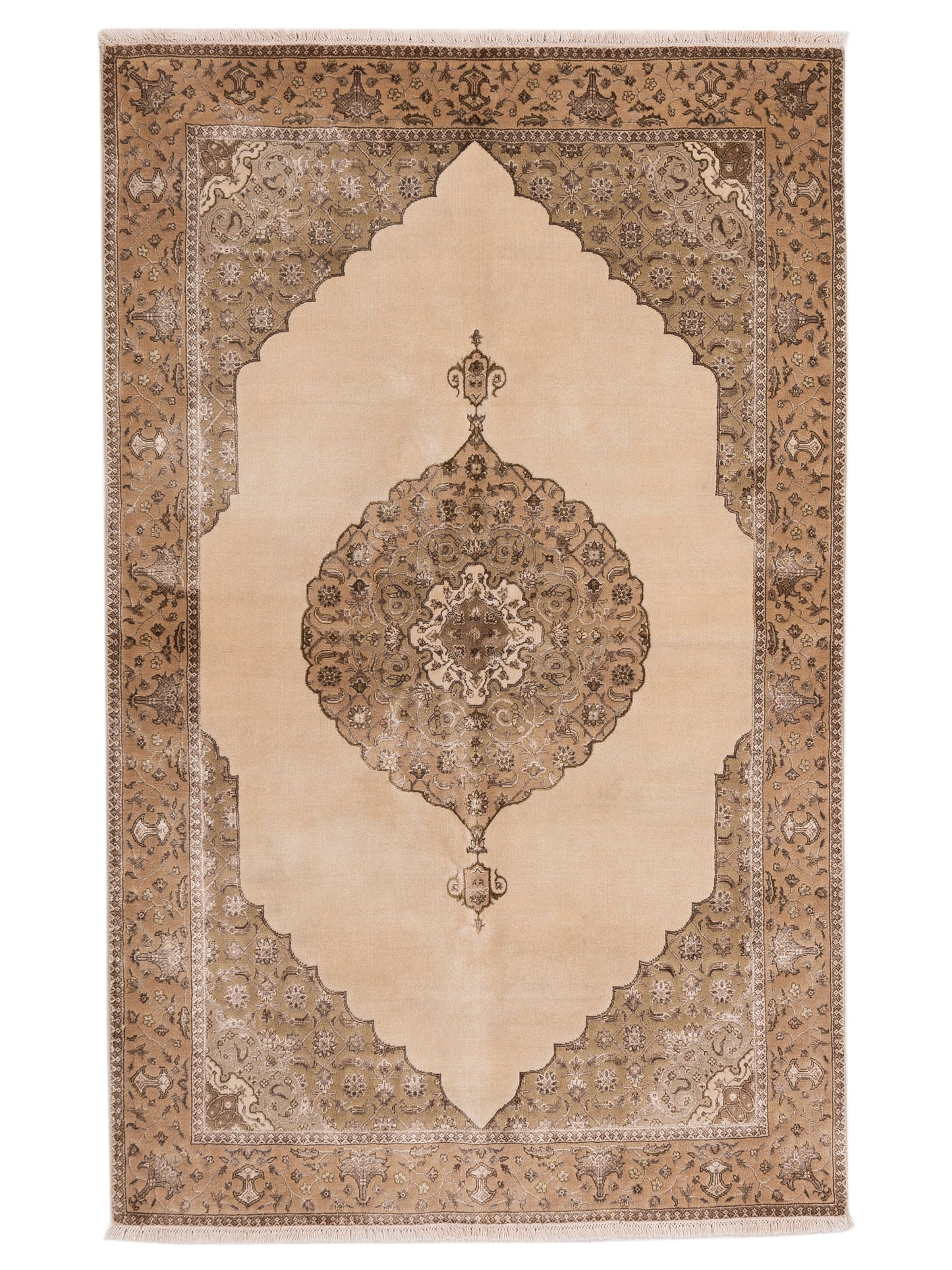 Rajpur Imperial  Ivory Beige Traditional
