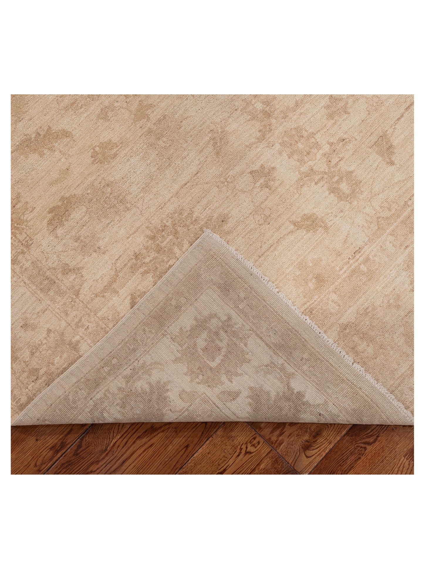 Sabira Ivory Ivory 6.3x8.9 Hand Knotted Rug