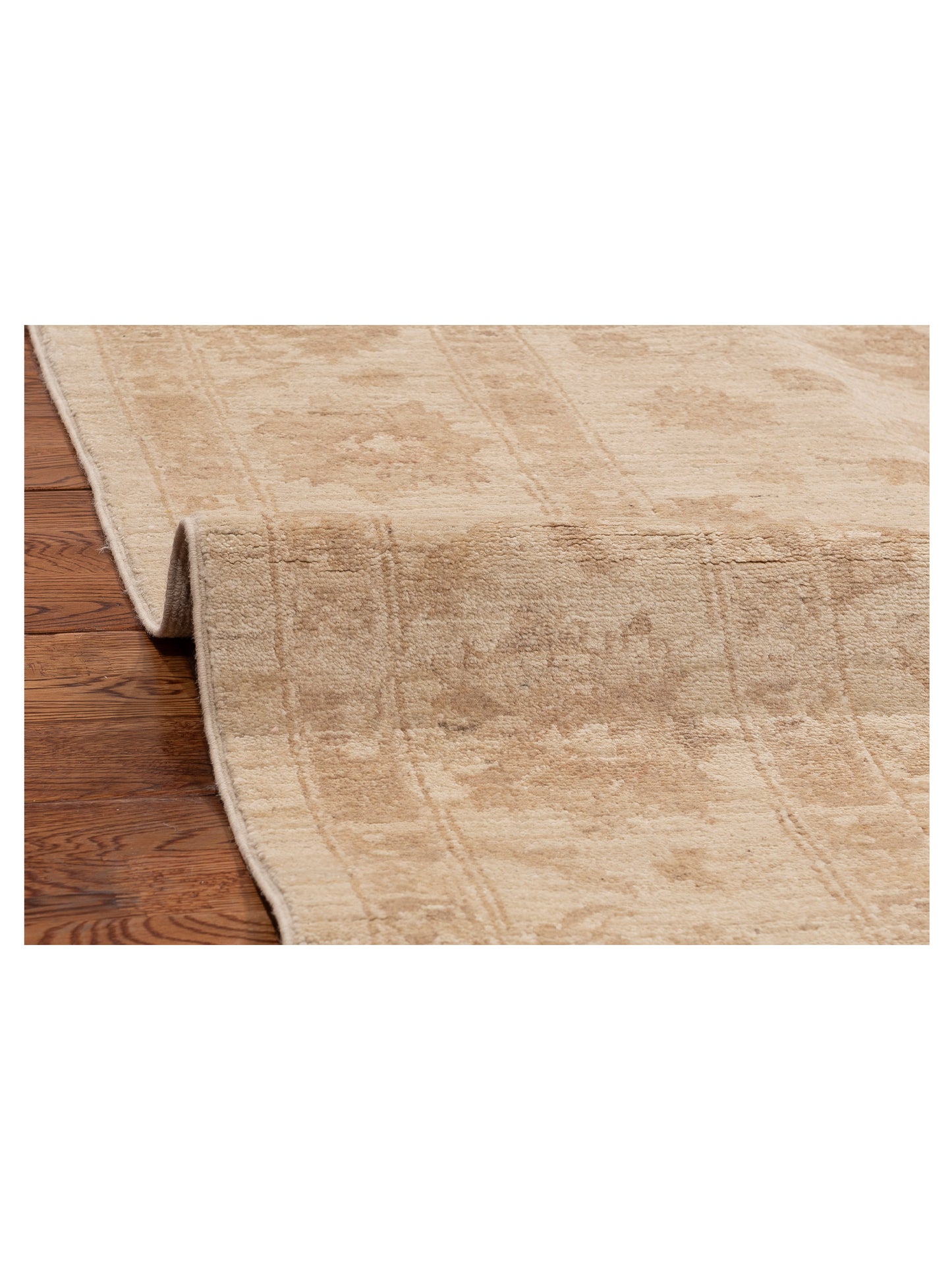 Sabira Ivory Ivory 6.3x8.9 Hand Knotted Rug
