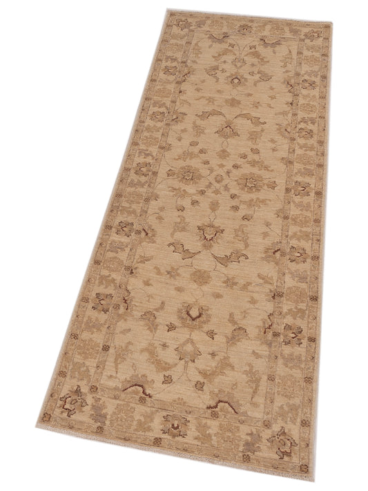 Sabira Ivory Ivory 2.7x7.9 Hand Knotted Rug