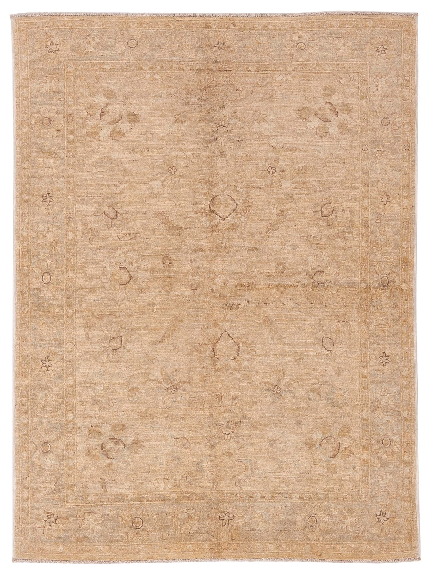 Pasha Sultan  Beige Silver Traditional