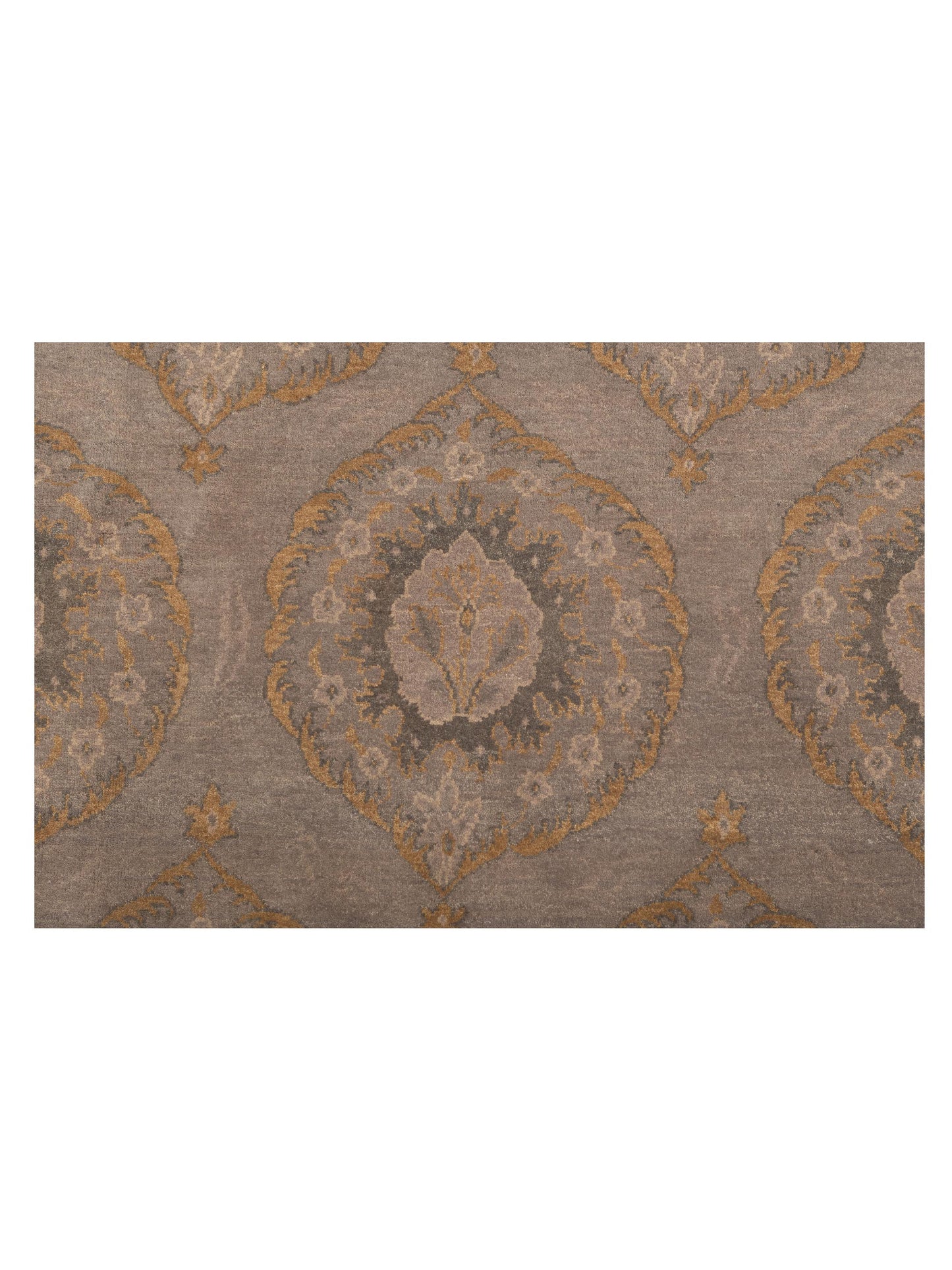 Corvella Silver Green 9x12.3 Hand Knotted Rug