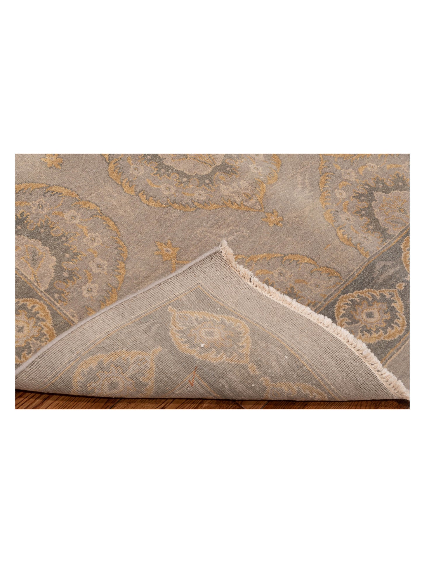 Corvella Silver Green 9x12.3 Hand Knotted Rug