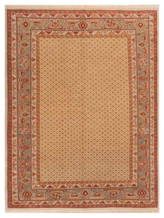 Pasha Antique Loom  Beige Blue Transitional