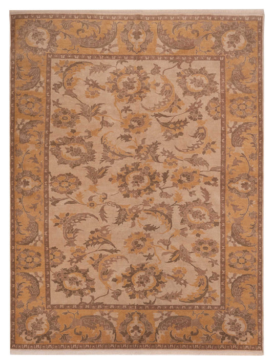 Pasha Antique Loom  Beige Gold Transitional