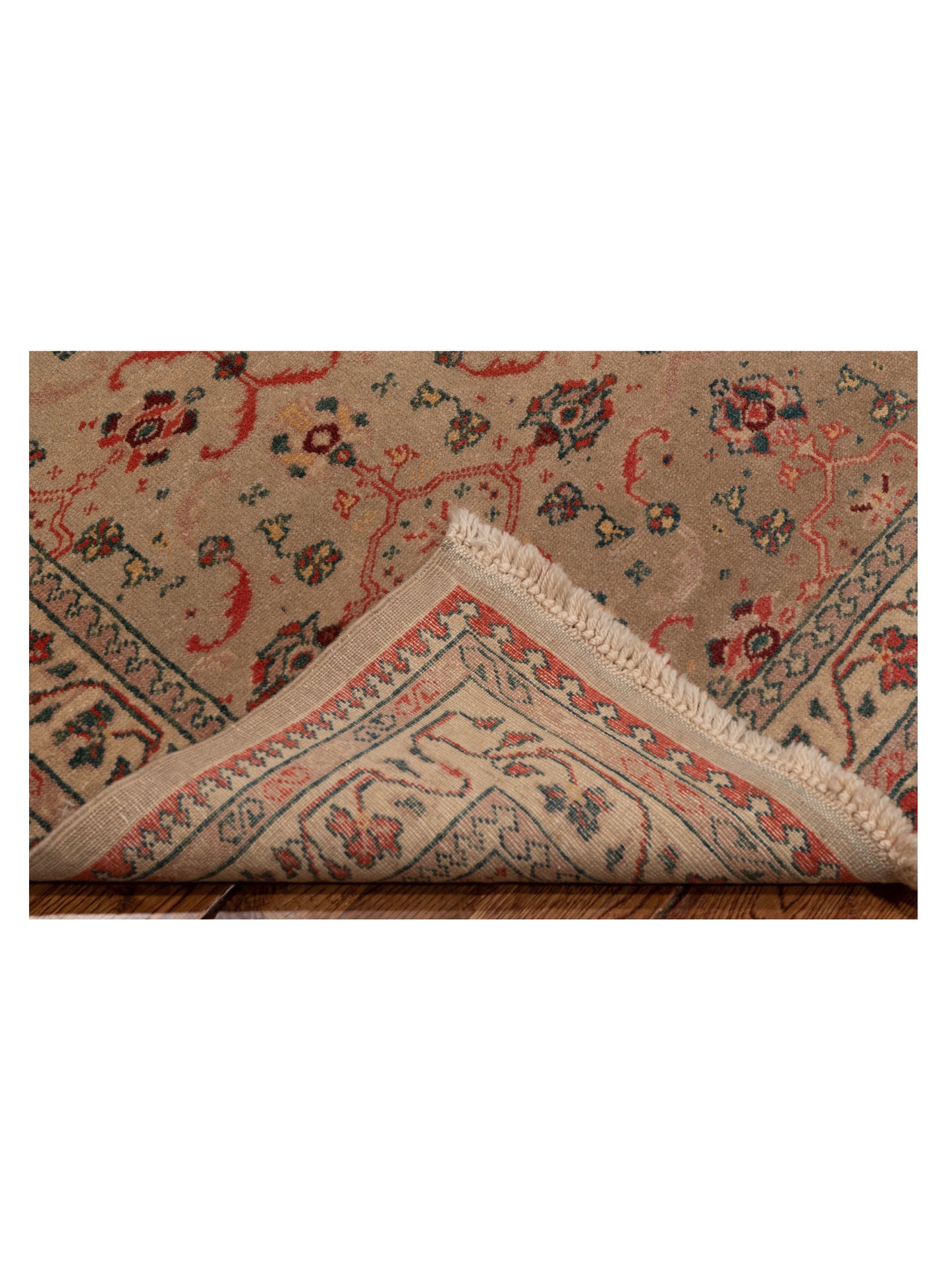 Antiqua Loom Beige Ivory 4x6 Hand Knotted Rug