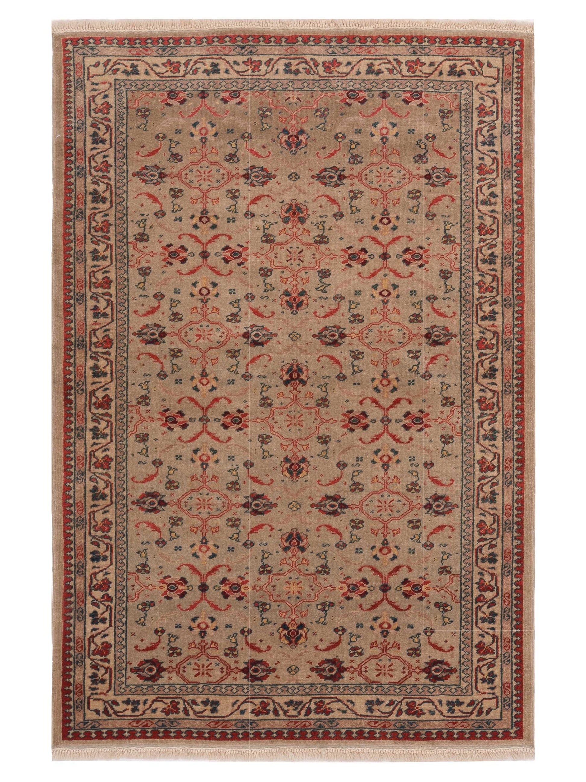 Pasha Antique Loom  Beige Ivory Traditional