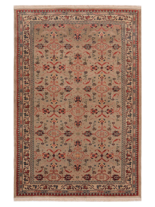 Pasha Antique Loom  Beige Ivory Traditional