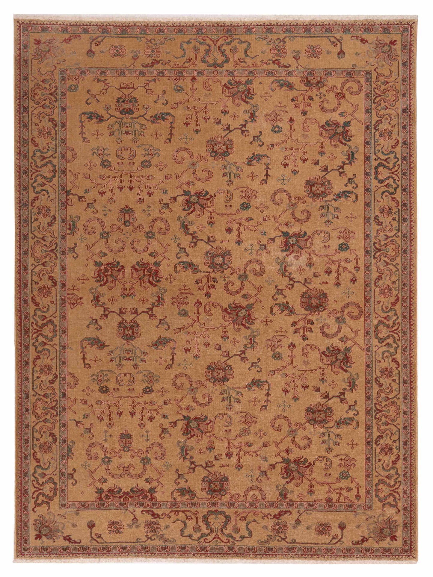 Pasha Antique Loom  Gold Gold Transitional