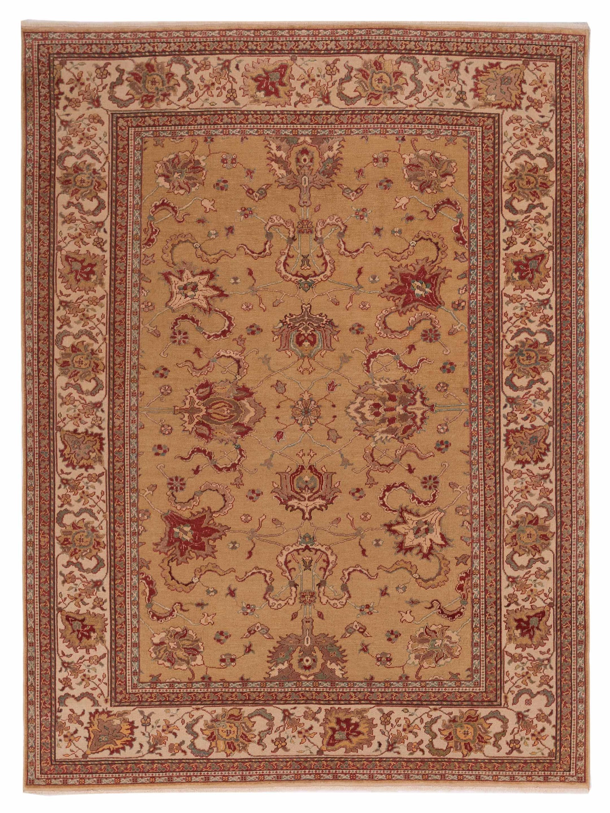 Pasha Antique Loom  Gold Ivory Transitional