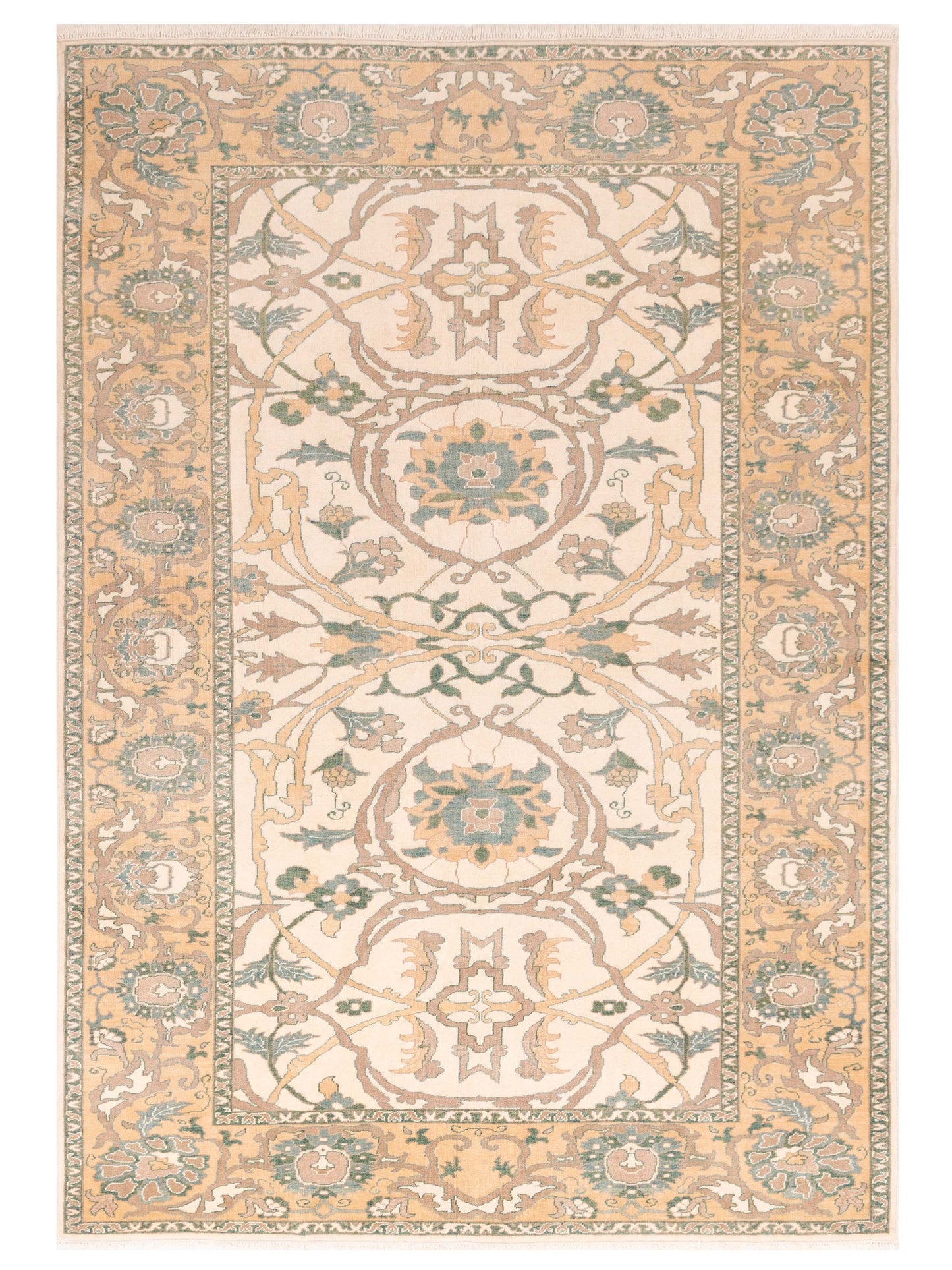 Pasha Antique Loom  Ivory Gold Traditional