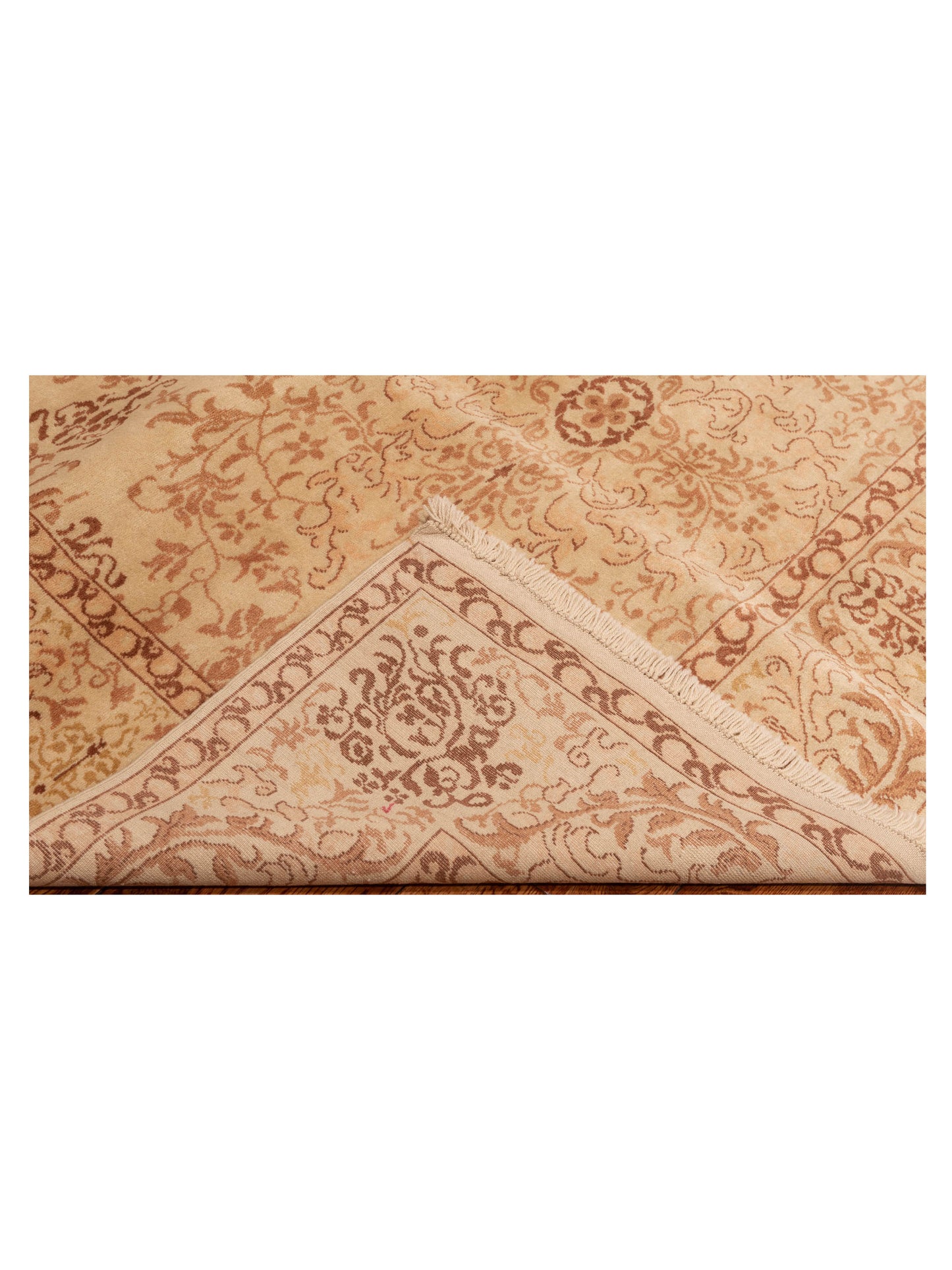 Antiqua Loom Cream Cream 6.9x9.7 Hand Knotted Rug