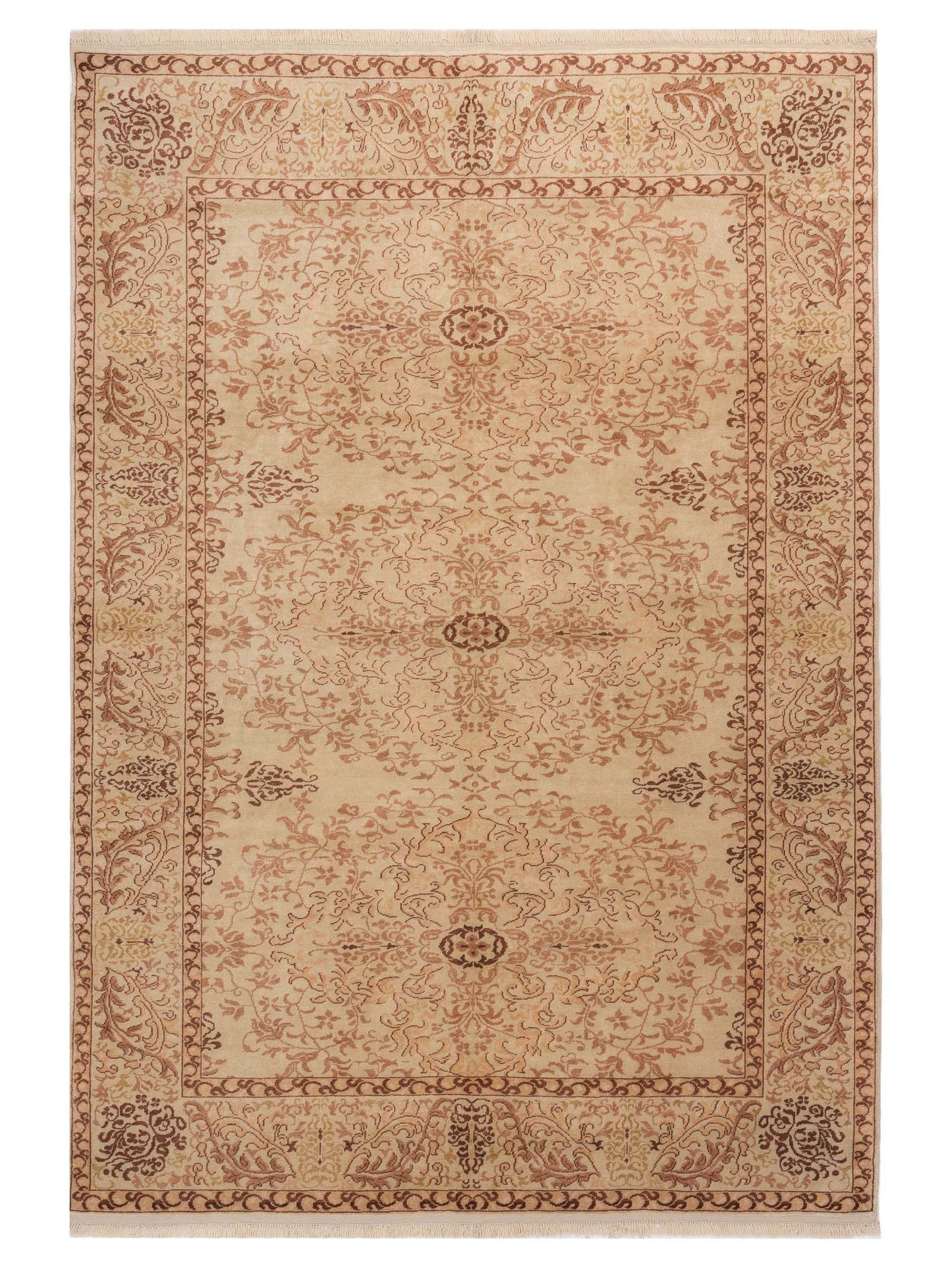 Pasha Antique Loom  Cream Cream Traditional