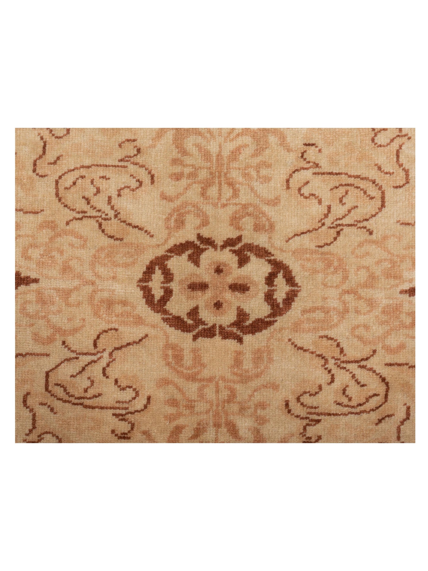 Antiqua Loom Beige Beige 6.8x9.7 Hand Knotted Rug