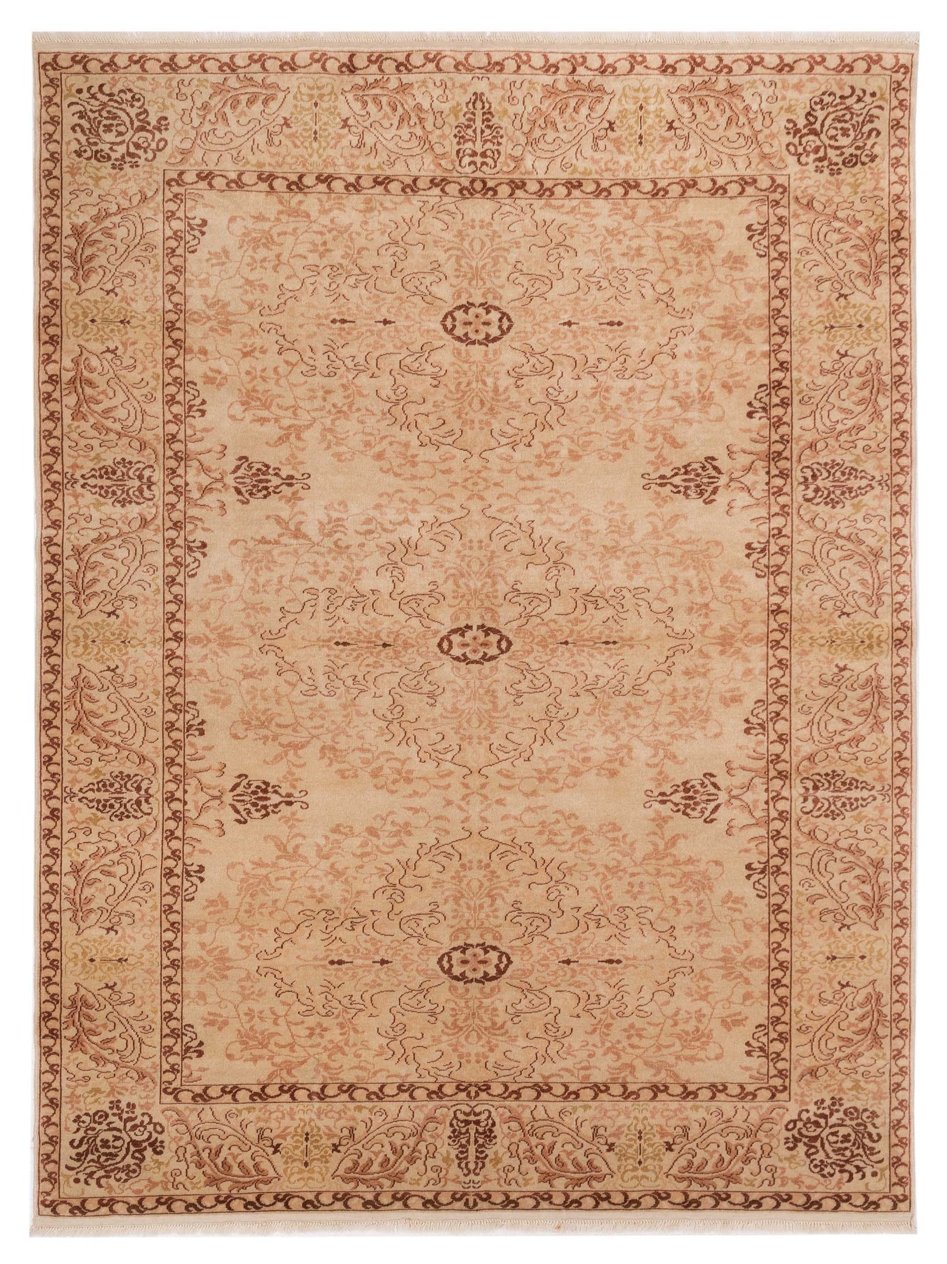 Pasha Antique Loom  Beige Beige Transitional