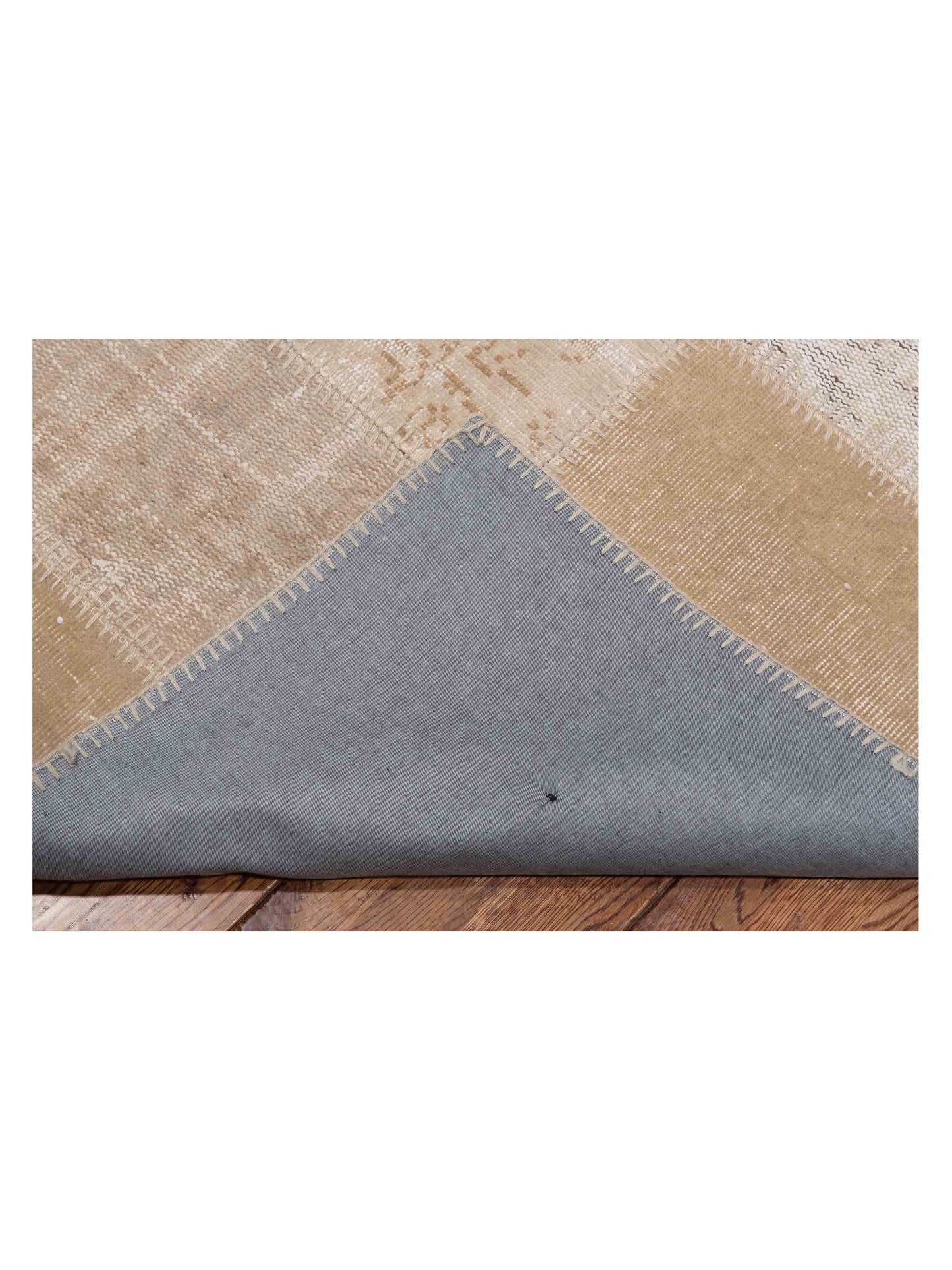 Patchwork Natural 8.3x9.10 Hand Knotted Rug