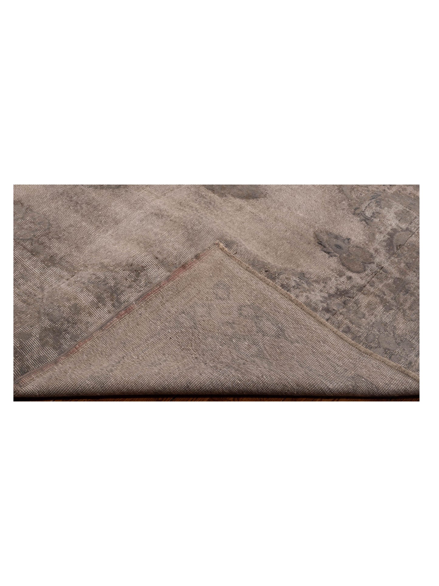 Vintage Gray 6.11x10.4 Hand Knotted Rug