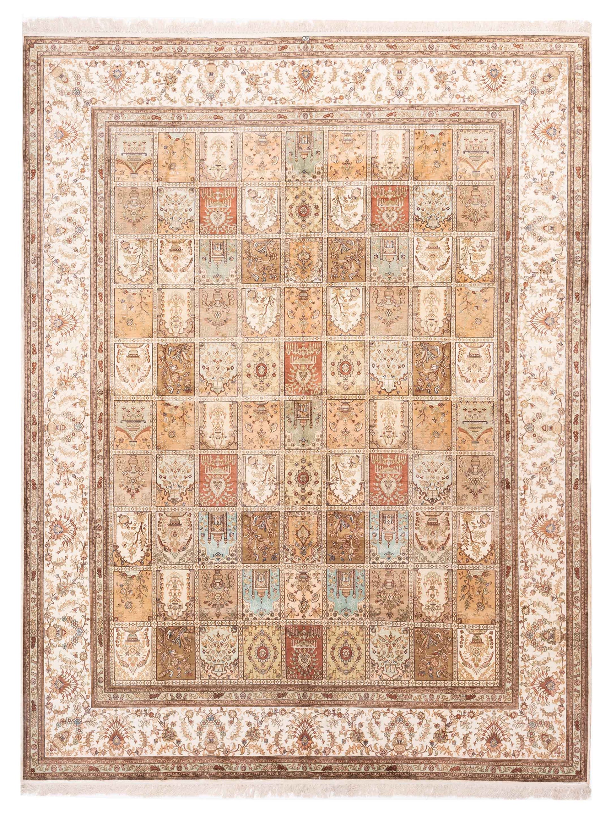 Pasha Pure Silk  Ivory Ivory Traditional