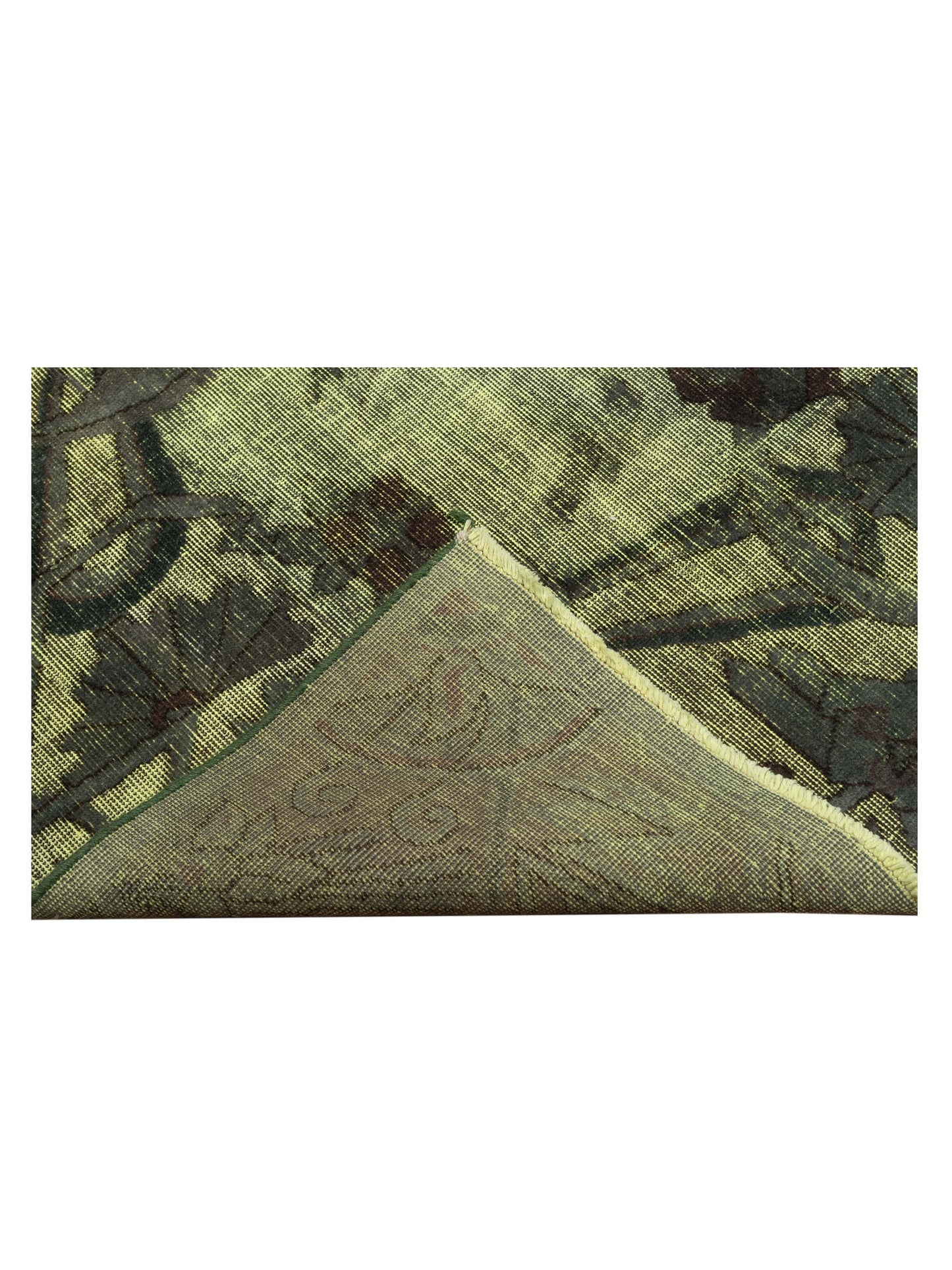 Vintage Green 8.2x11.4 Hand Knotted Rug