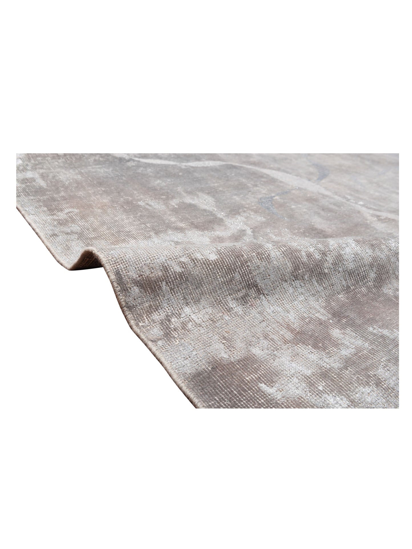 Vintage Dark Gray 8.10x15.7 Hand Knotted Rug