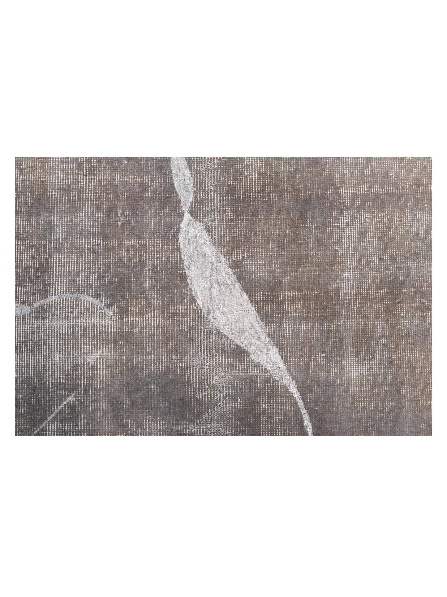 Vintage Dark Gray 8.10x15.7 Hand Knotted Rug