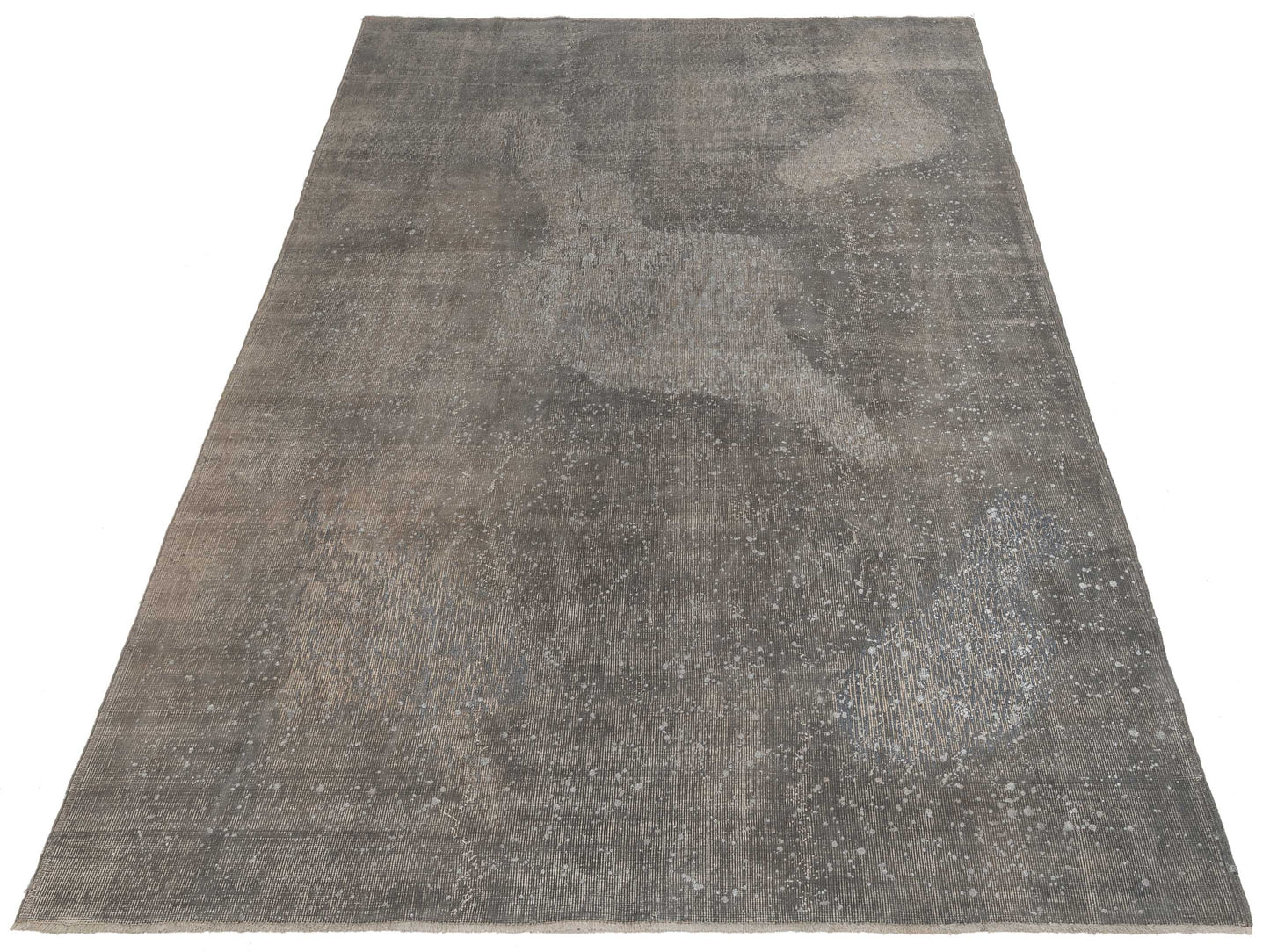 Vintage Gray 6.10x10.1 Hand Knotted Rug