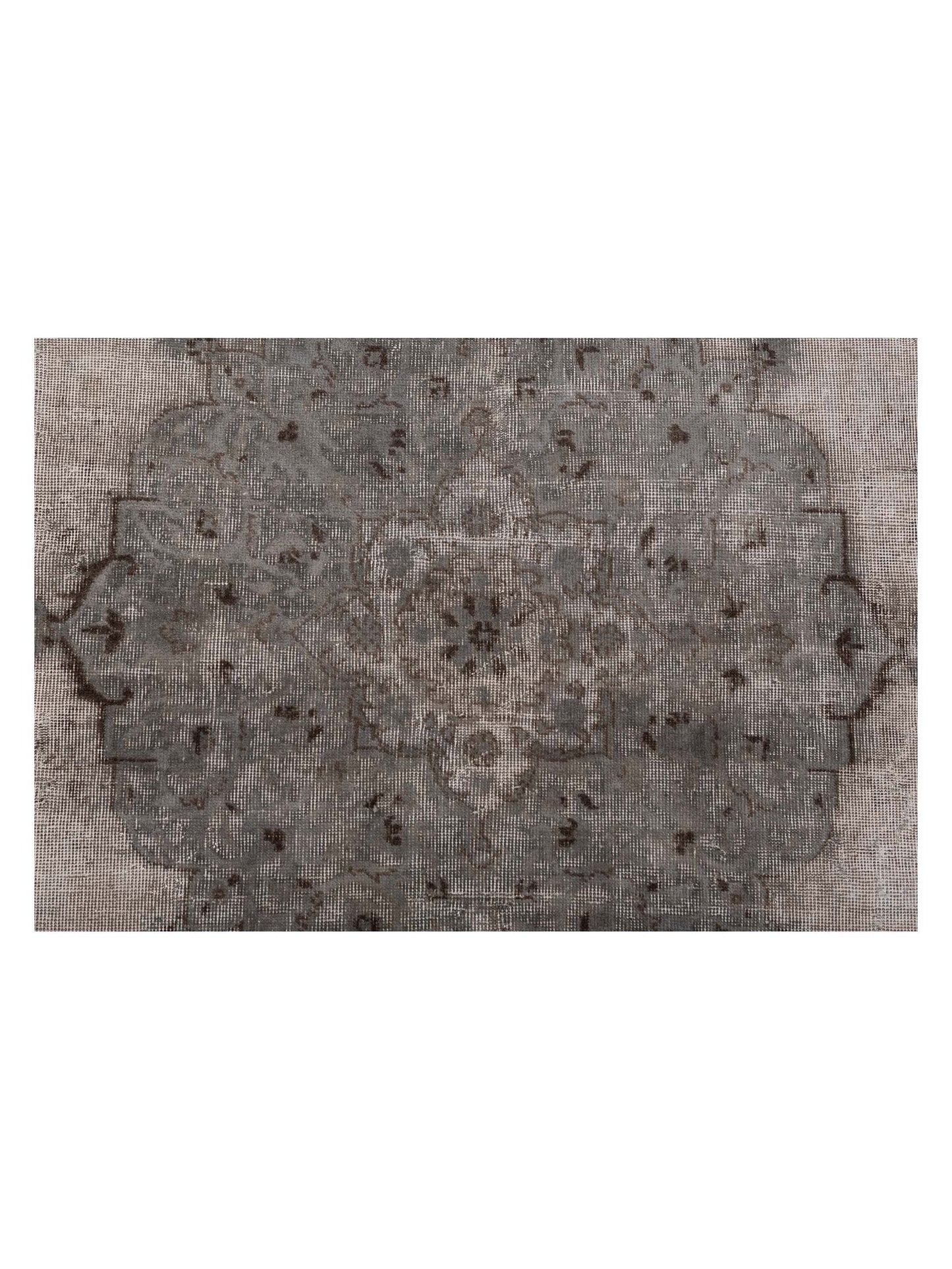 Vintage Gray 7.3x10.9 Hand Knotted Rug