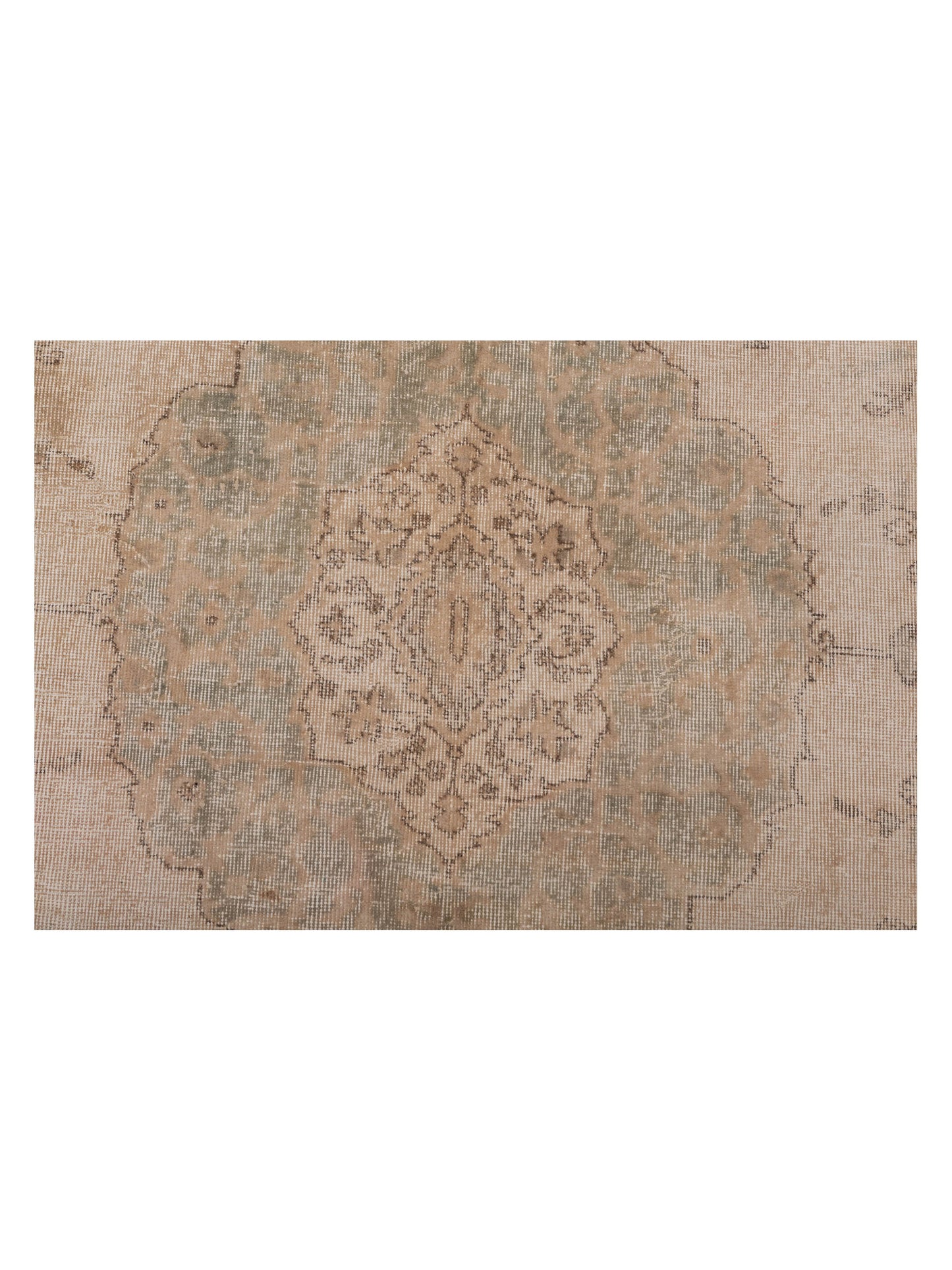 Vintage Natural 9.5x12.6 Hand Knotted Rug
