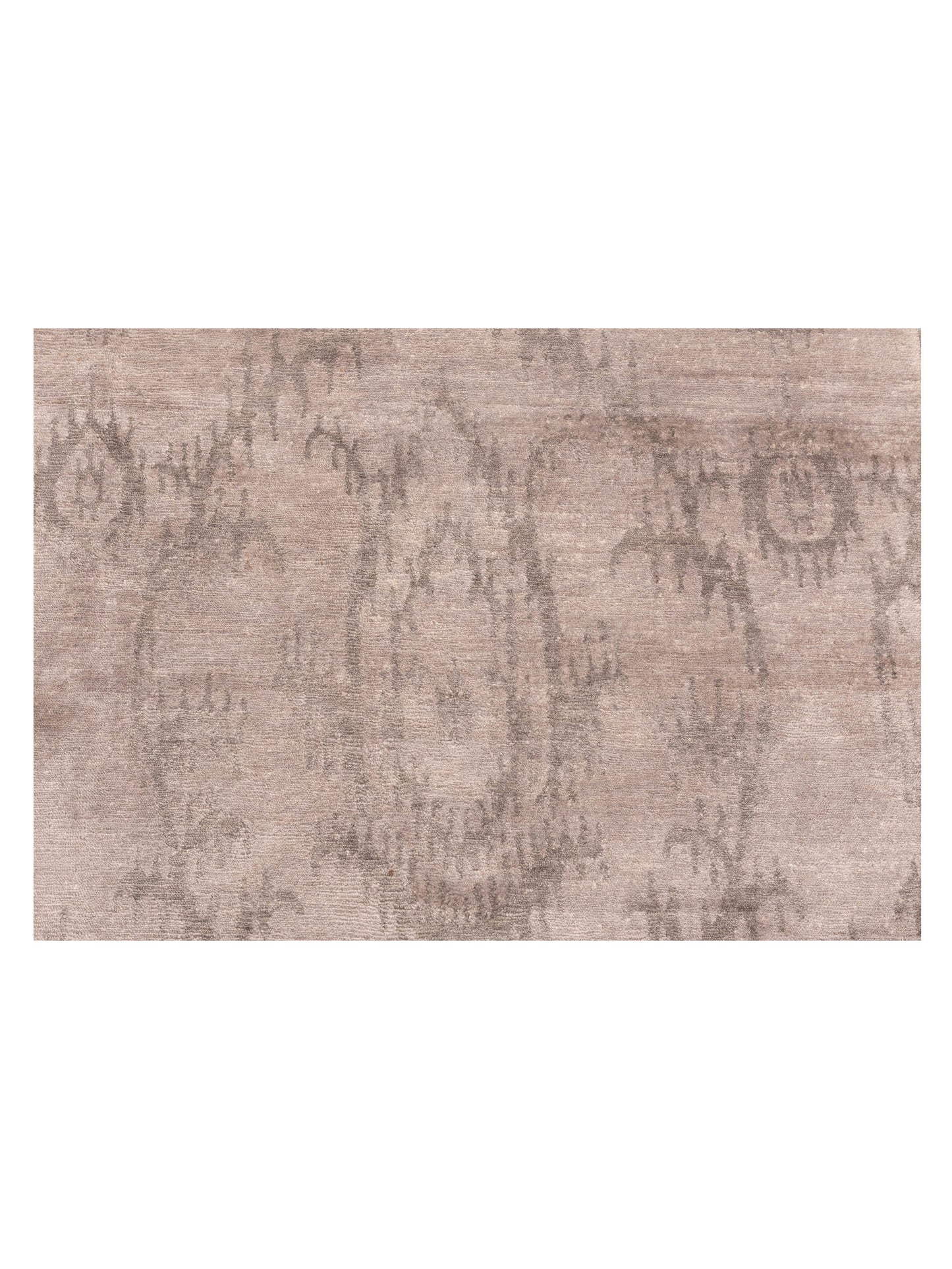 Tenzari Silver Green 6x6 Hand Knotted Rug