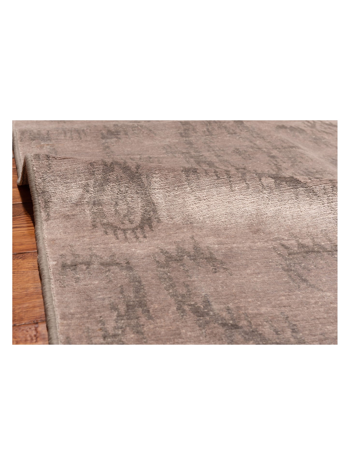 Tenzari Silver Green 6x6 Hand Knotted Rug