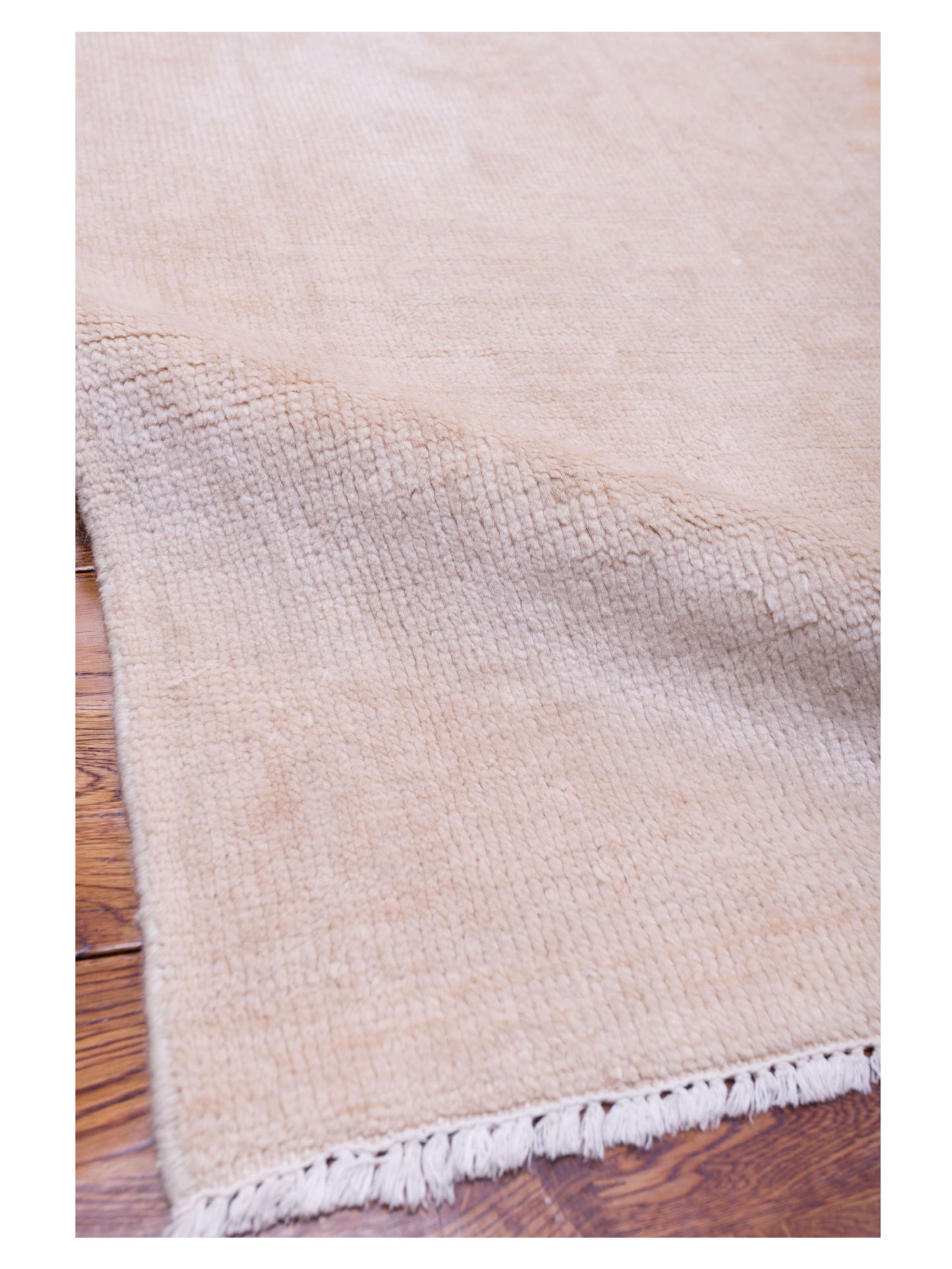 Oushara Pink Beige 10.3x13.5 Hand Knotted Rug