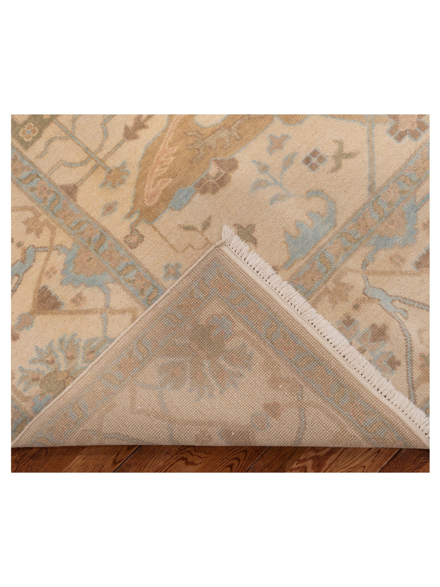Oushara Cream Cream 8x9.10 Hand Knotted Rug