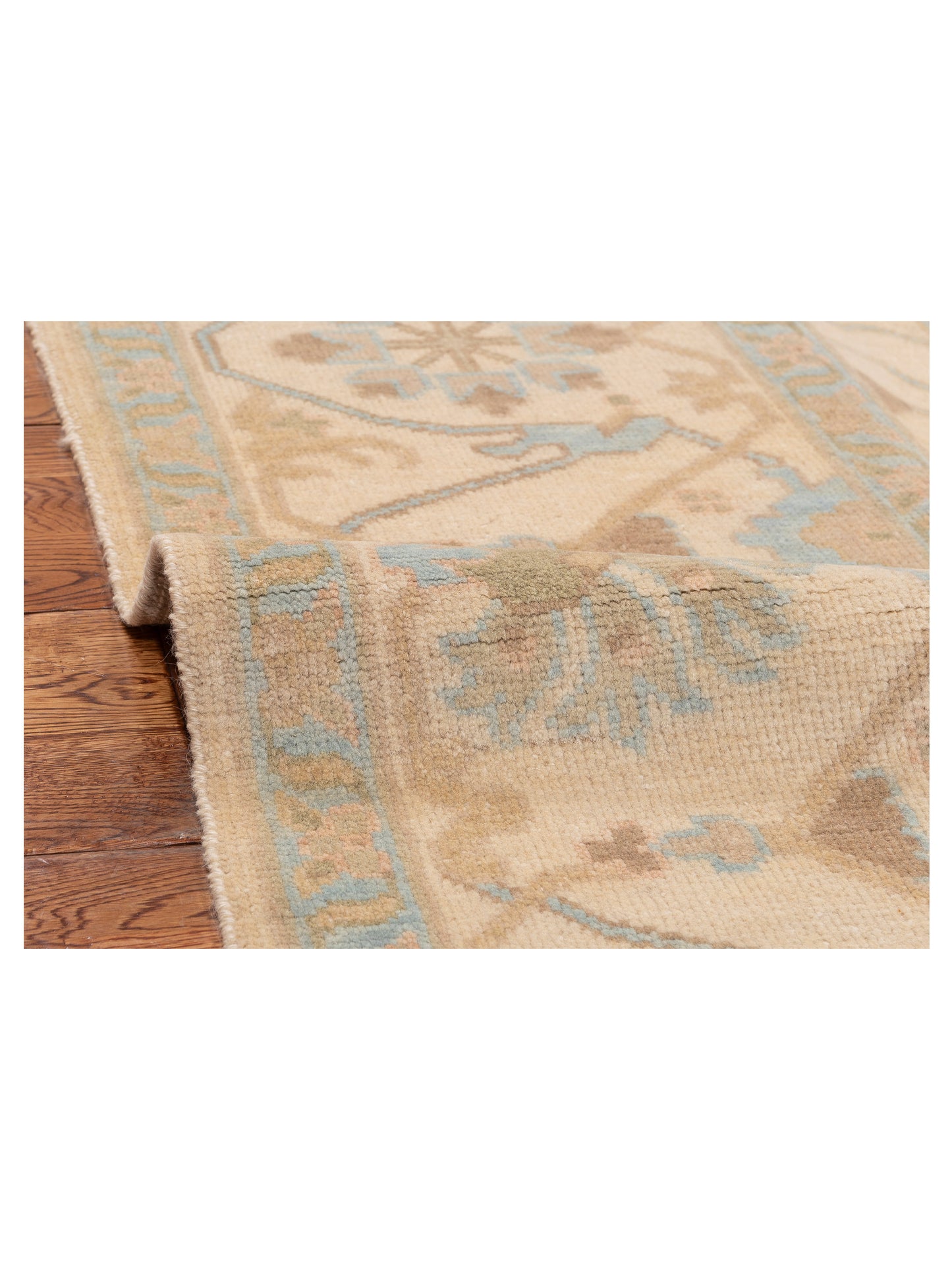 Oushara Cream Cream 8x9.10 Hand Knotted Rug