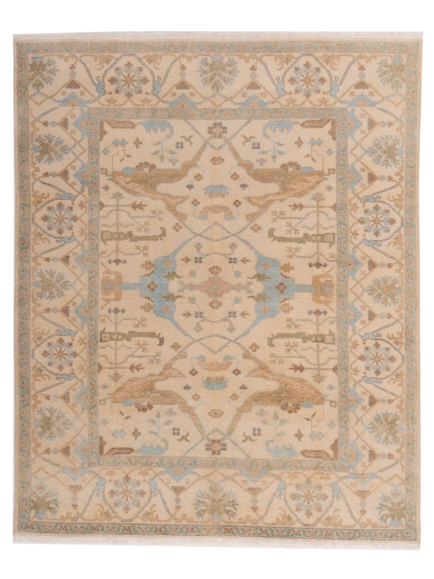 Rajpur Oushak Shah  Cream Cream Traditional