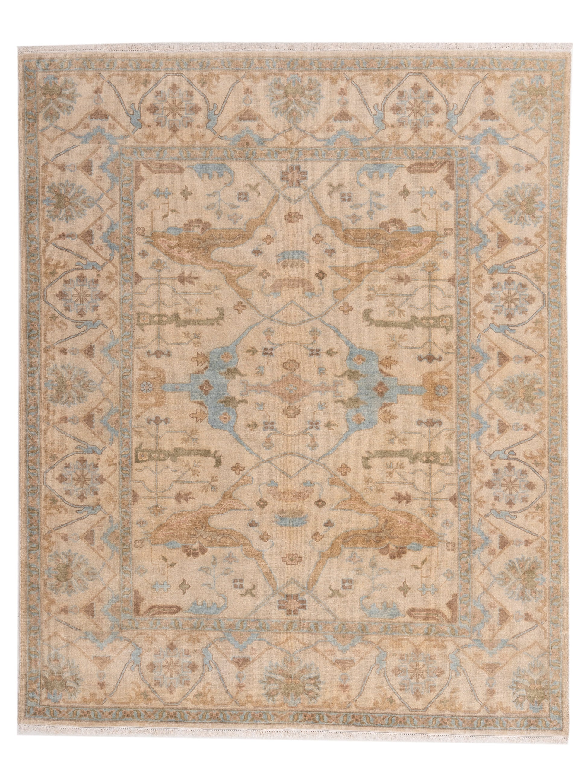 Rajpur Oushak Shah  Cream Cream Traditional