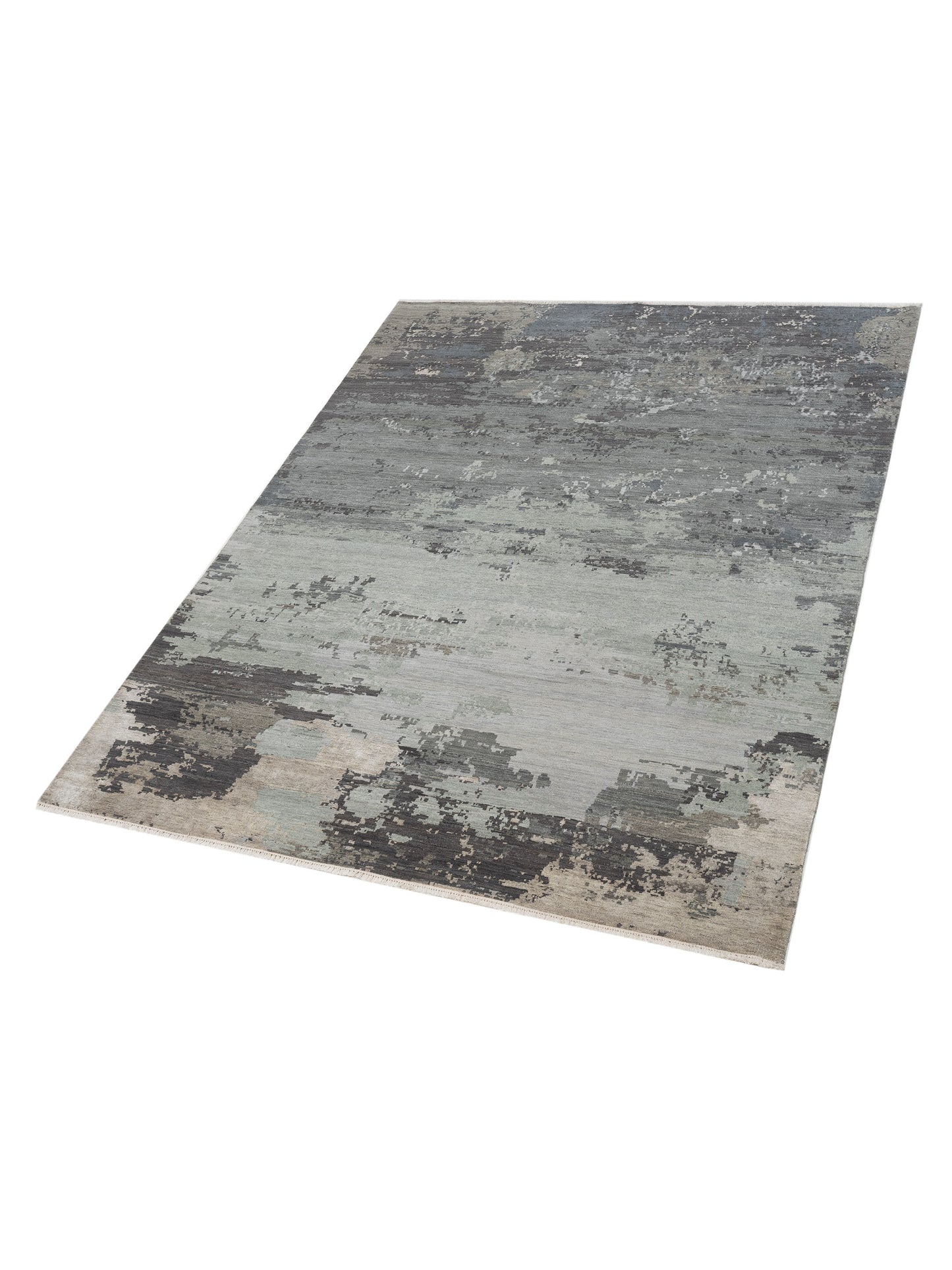 Artavia Gray 8x10.3 Hand Knotted Rug