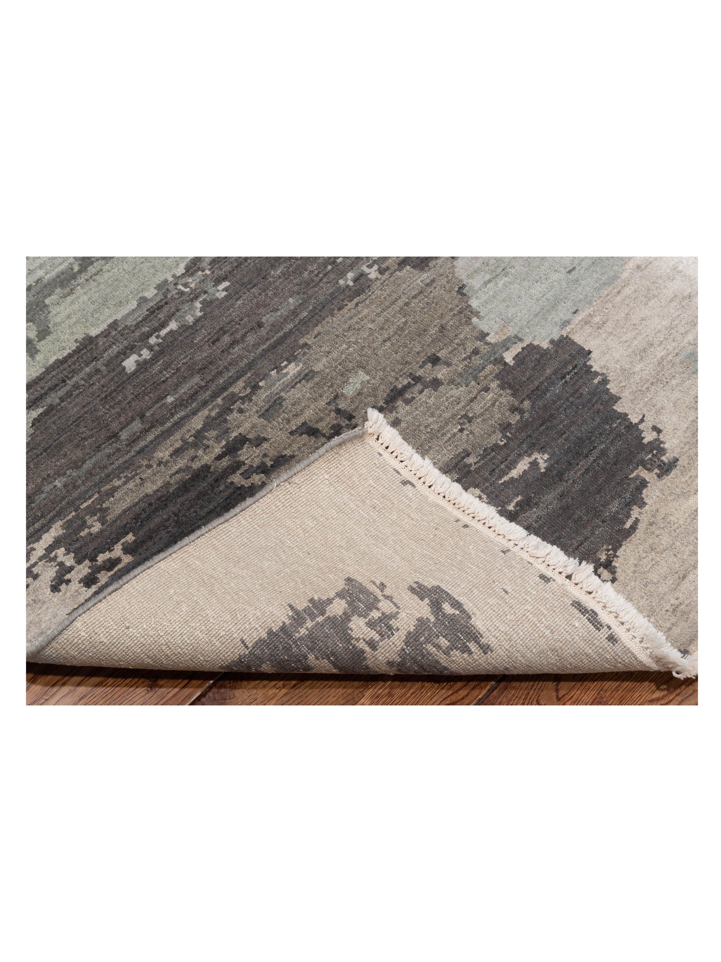 Artavia Gray 8x10.3 Hand Knotted Rug