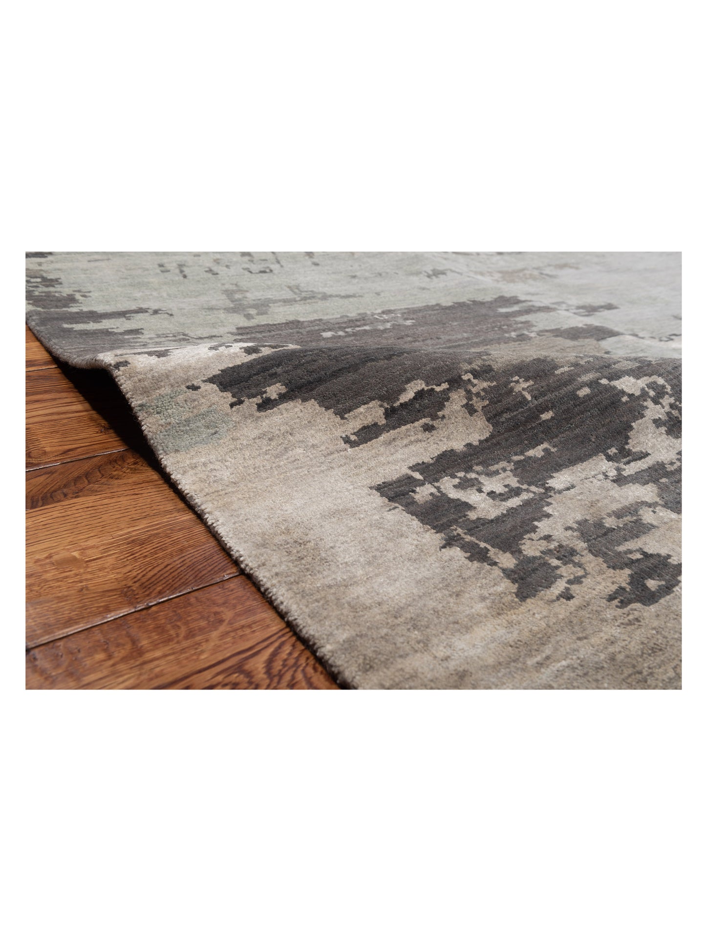 Artavia Gray 8x10.3 Hand Knotted Rug