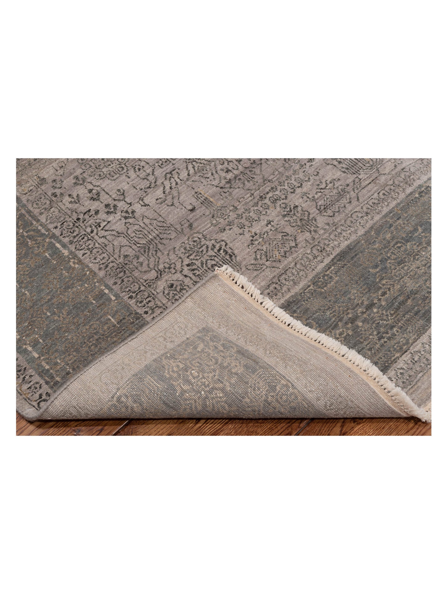 Artavia Silver Green 8x10 Hand Knotted Rug