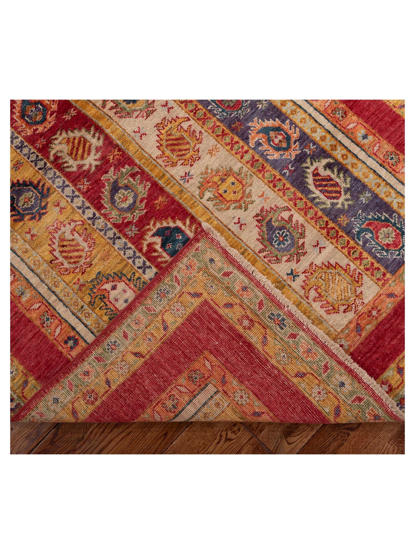 Shalanta Multi 3.11x5.10 Hand Knotted Rug